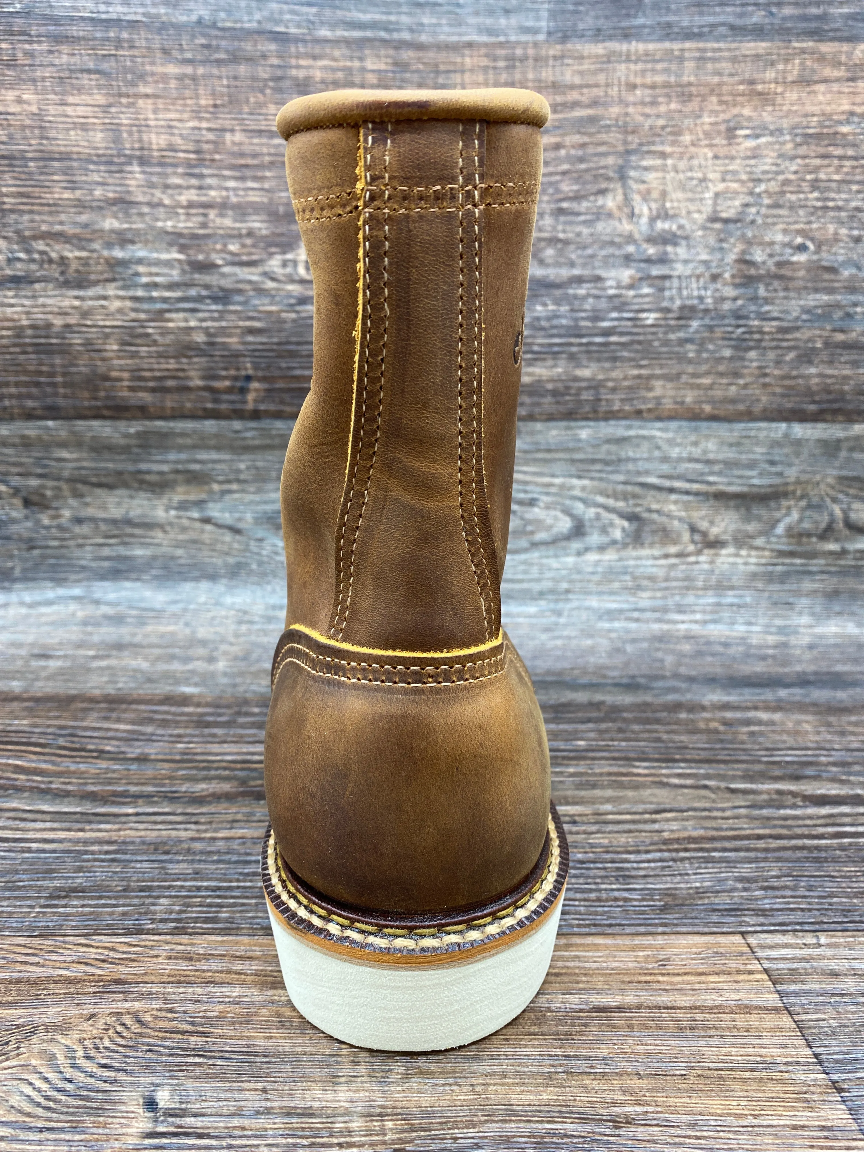 7713st Men's Silverado 8-inch Steel Toe Wedge Sole Lace up by Abilene