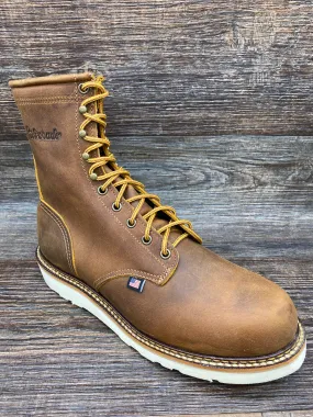 7713st Men's Silverado 8-inch Steel Toe Wedge Sole Lace up by Abilene