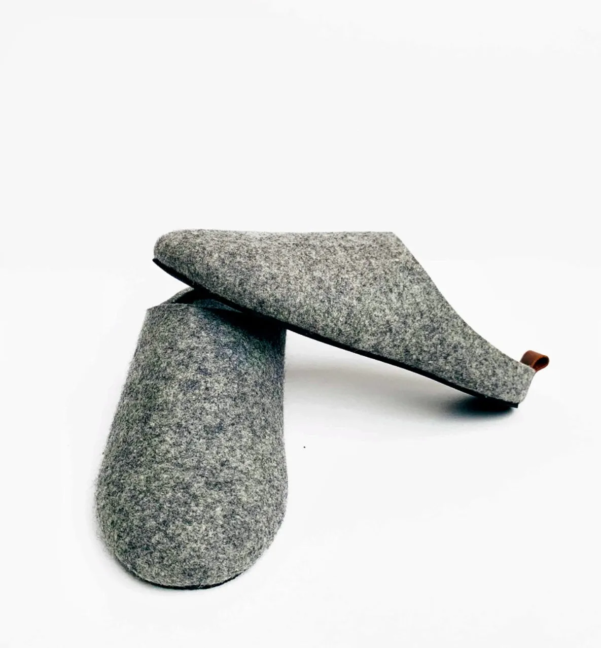 Alpaca Felt Slippers - “The Sophie” Handmade felt