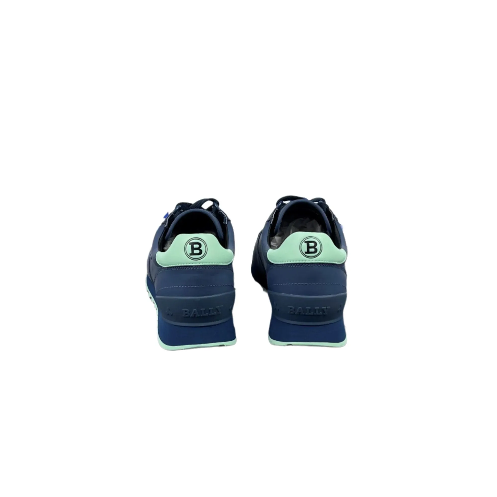 Bally Gavino Blue Sky Leather Sneakers