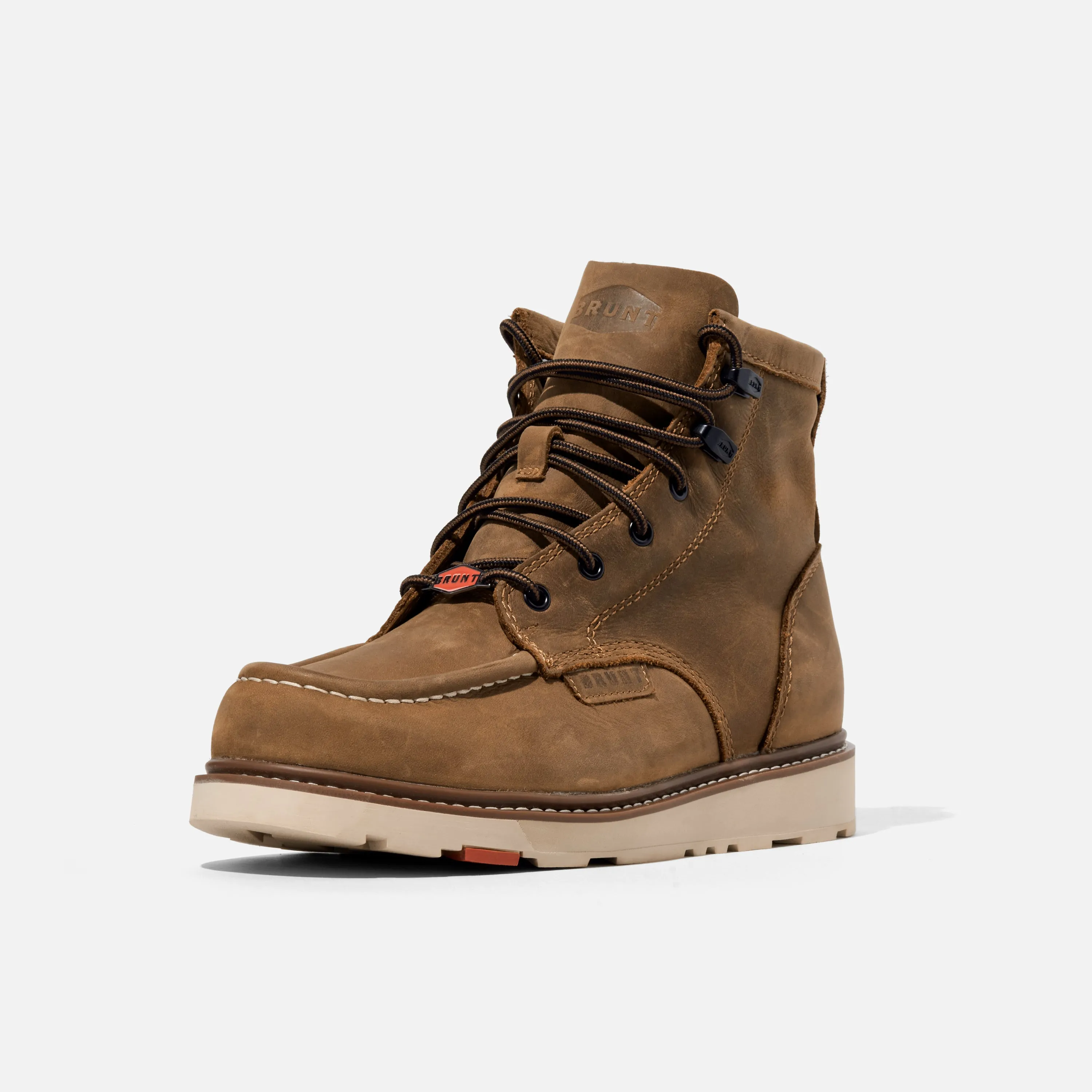 'Brunt' Men's 6" The Marin EH Unlined Soft Toe - Brown