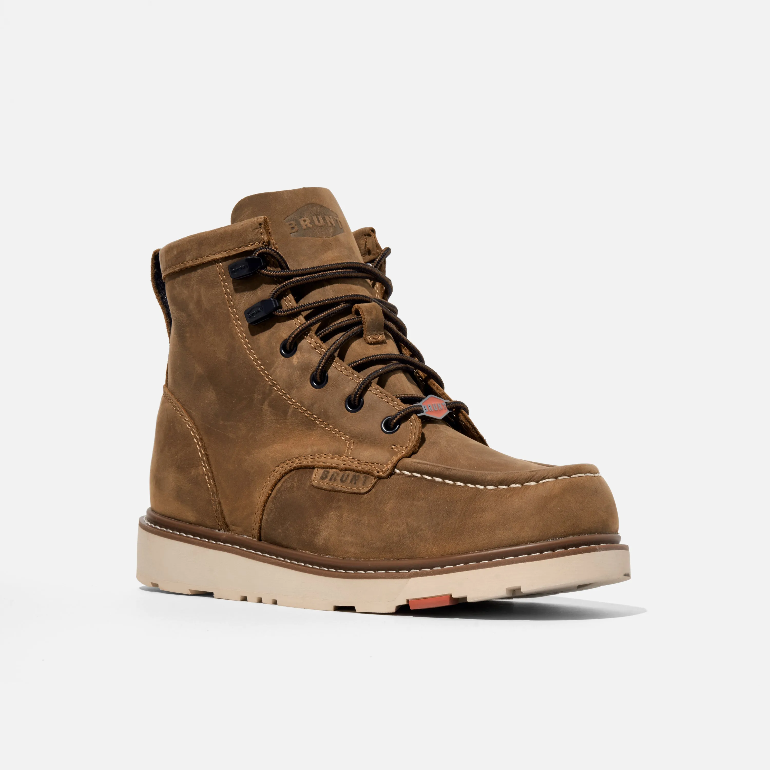 'Brunt' Men's 6" The Marin EH Unlined Soft Toe - Brown
