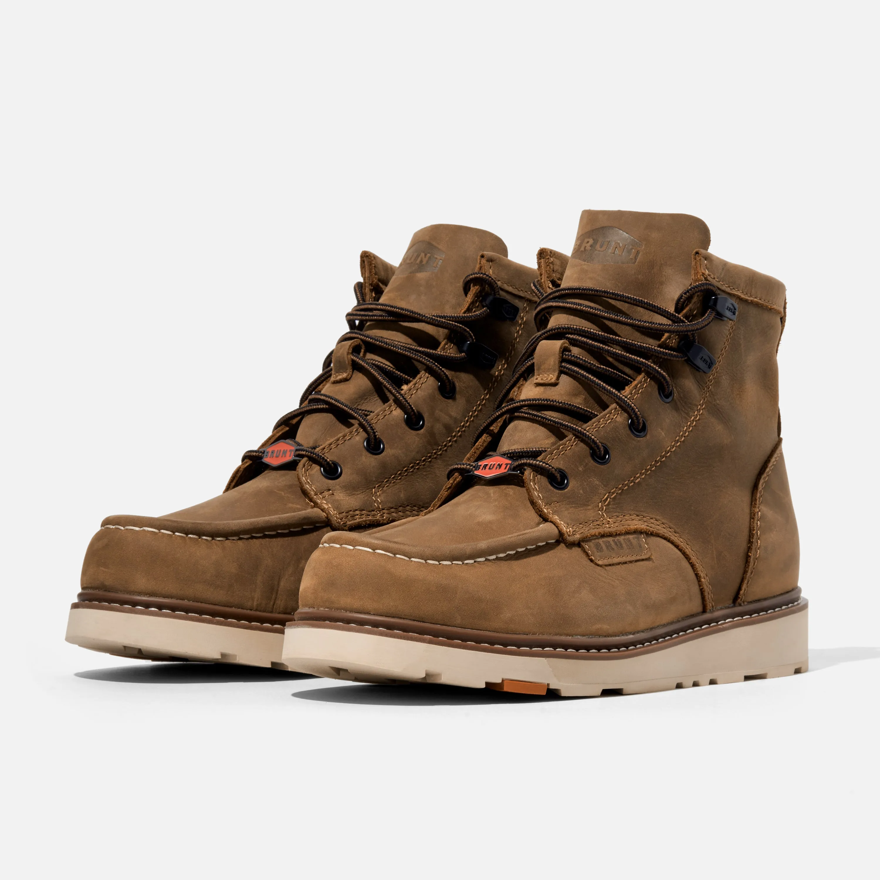 'Brunt' Men's 6" The Marin EH Unlined Soft Toe - Brown