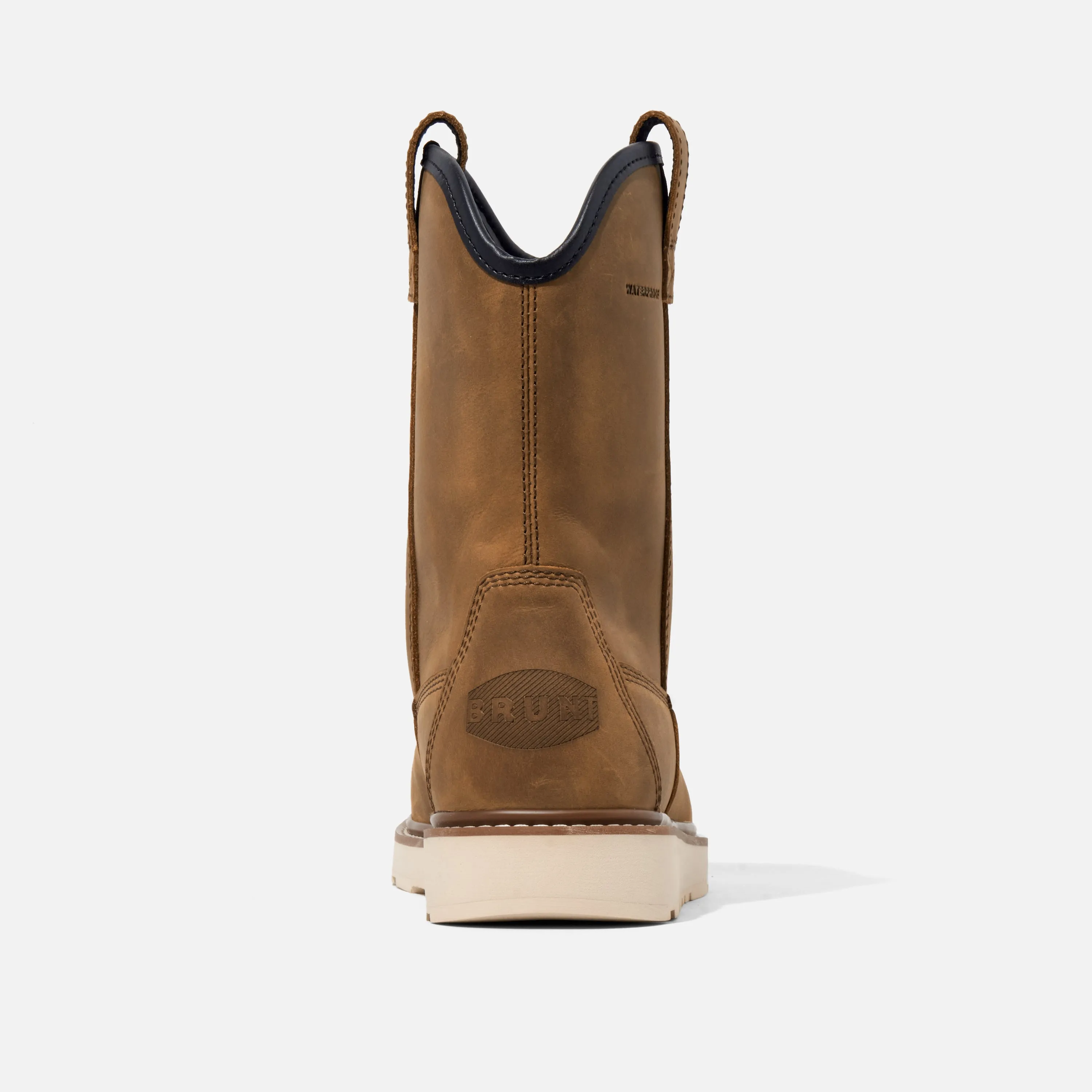 'Brunt' Men's 9" The Bolduc EH WP Comp Toe - Brown