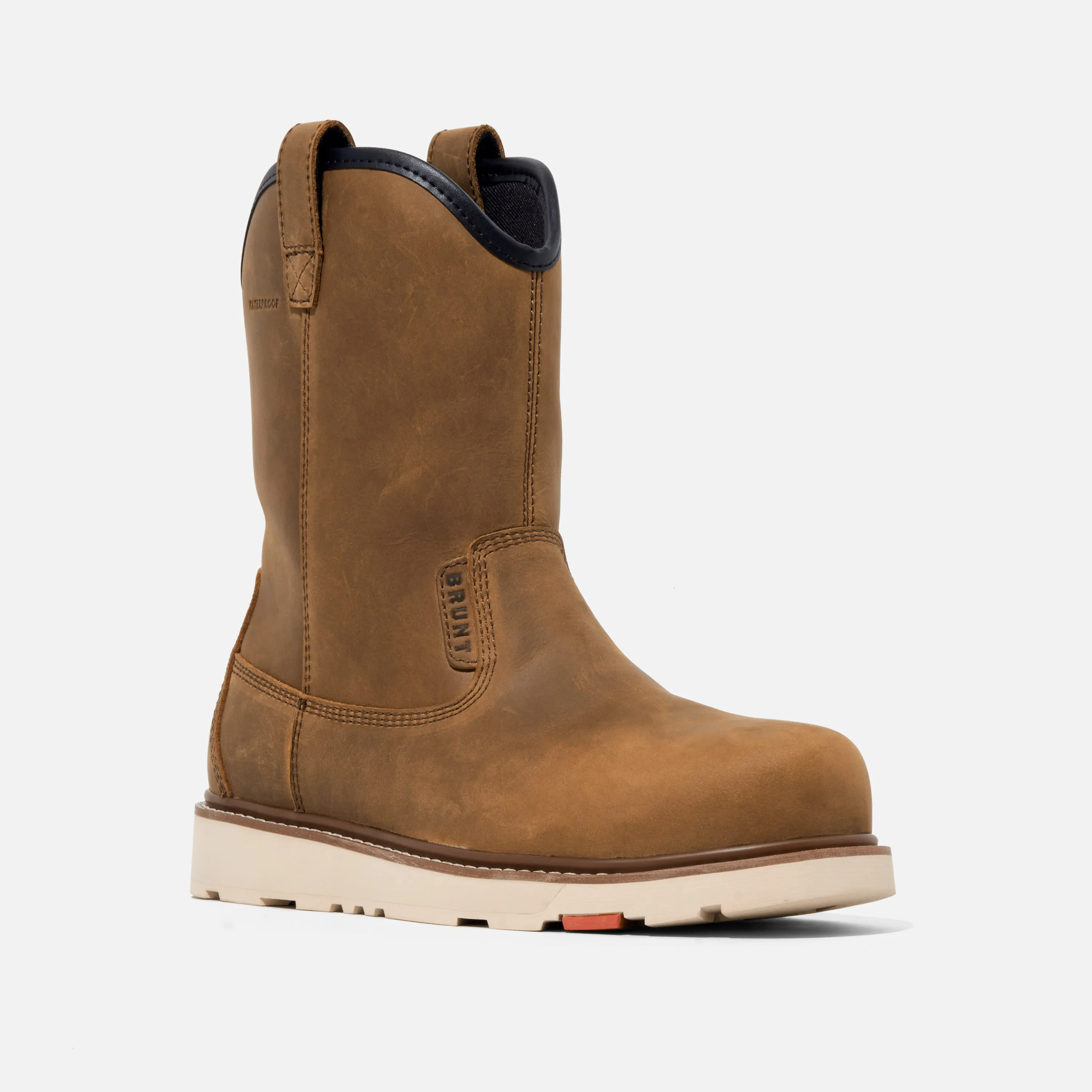 'Brunt' Men's 9" The Bolduc EH WP Comp Toe - Brown