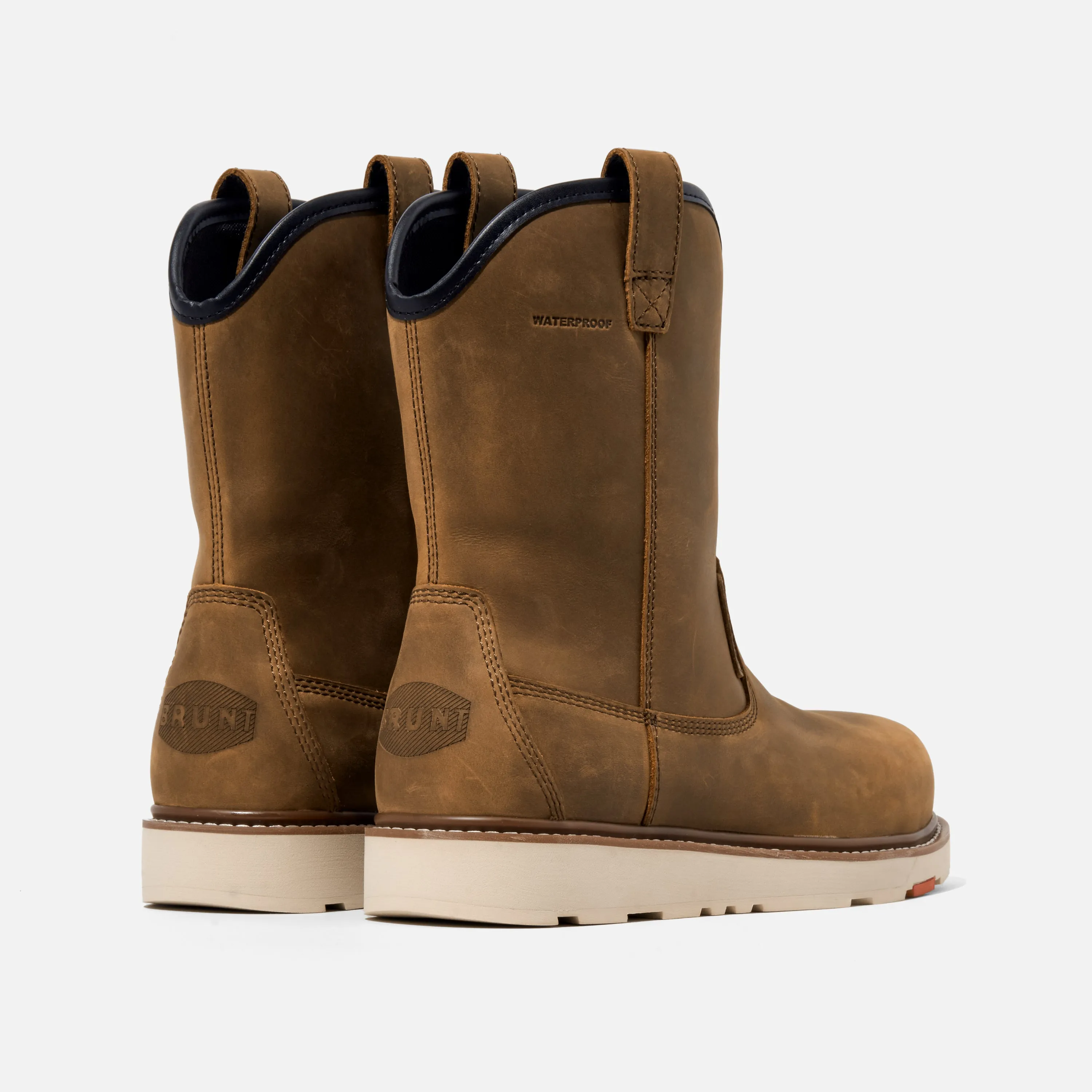 'Brunt' Men's 9" The Bolduc EH WP Comp Toe - Brown