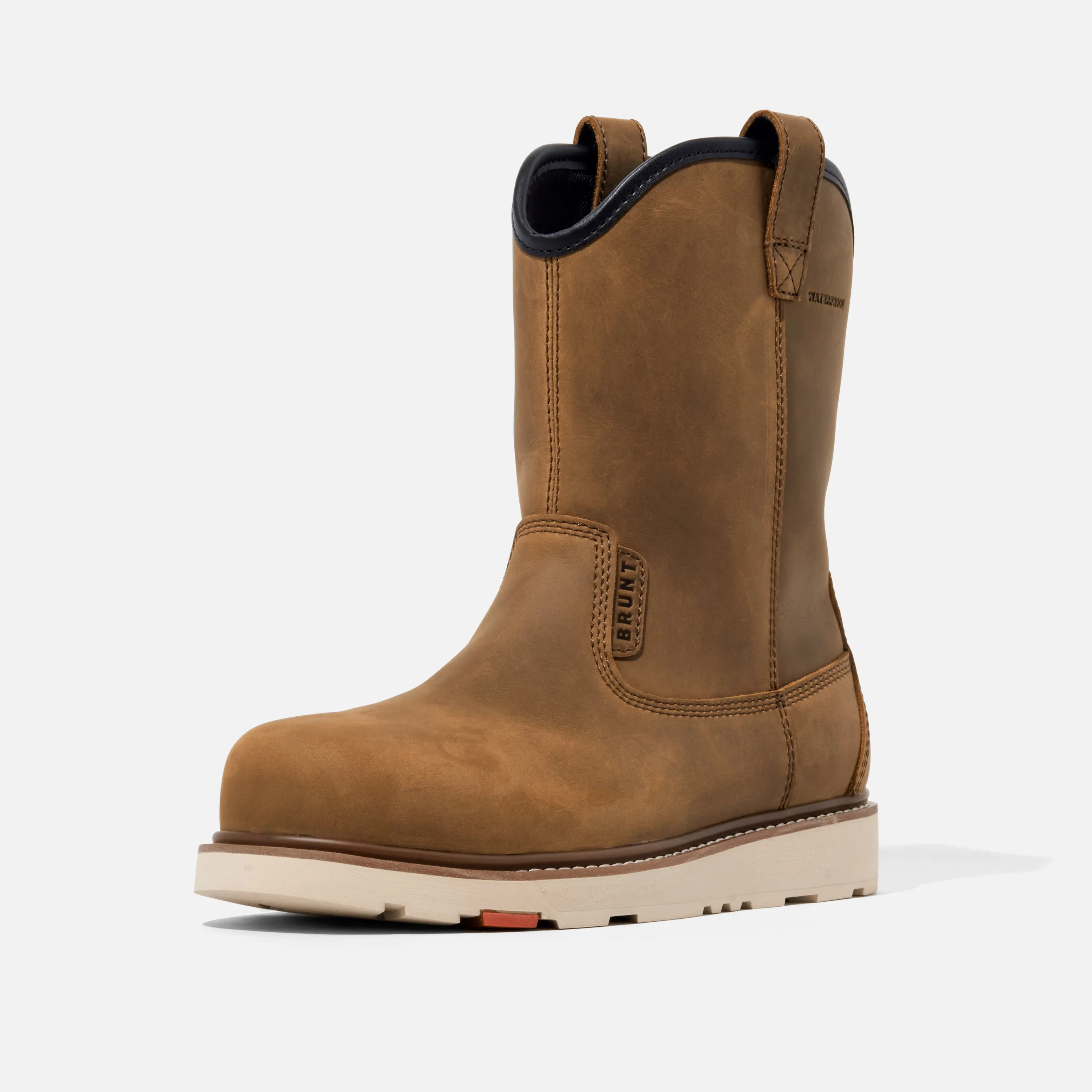 'Brunt' Men's 9" The Bolduc EH WP Comp Toe - Brown
