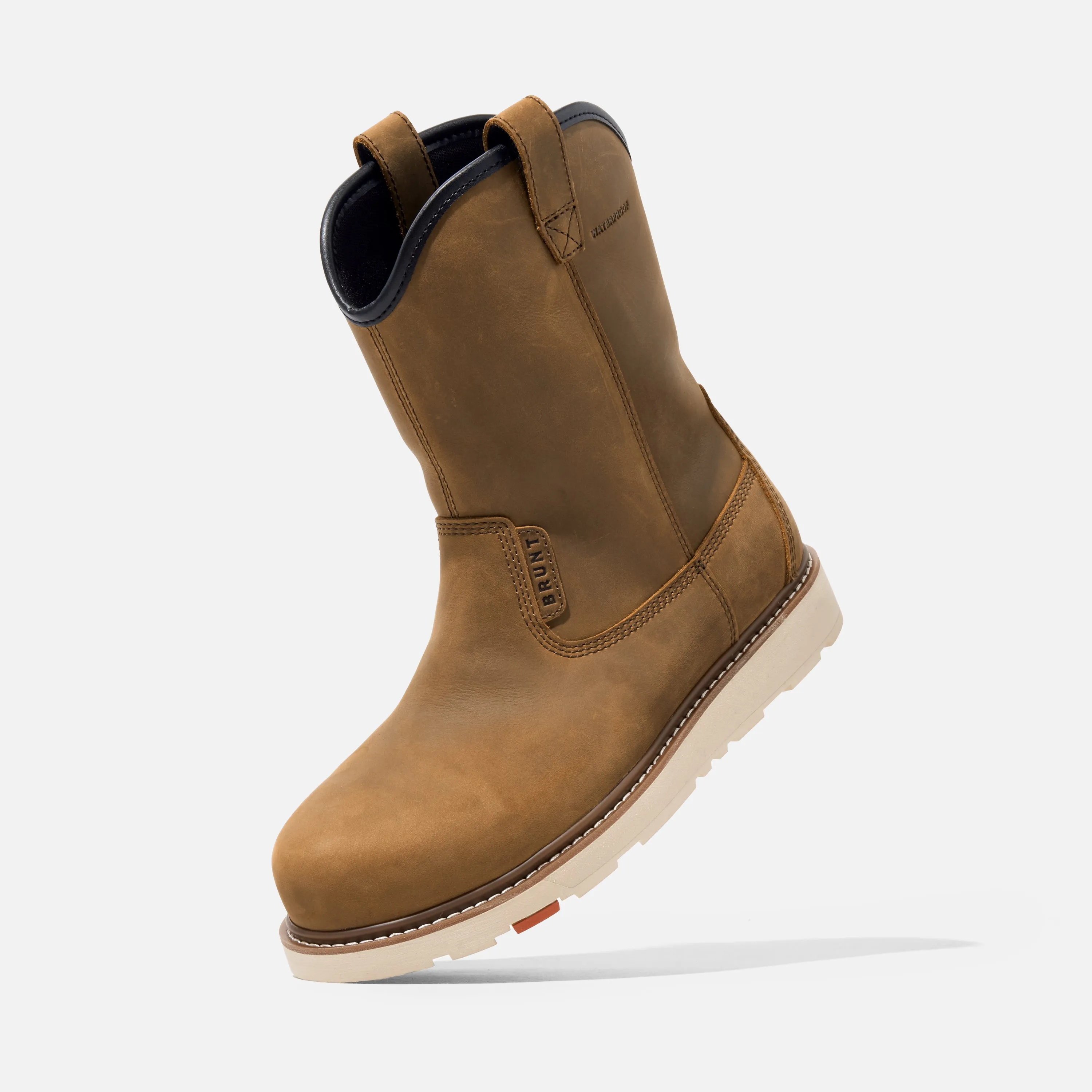 'Brunt' Men's 9" The Bolduc EH WP Comp Toe - Brown