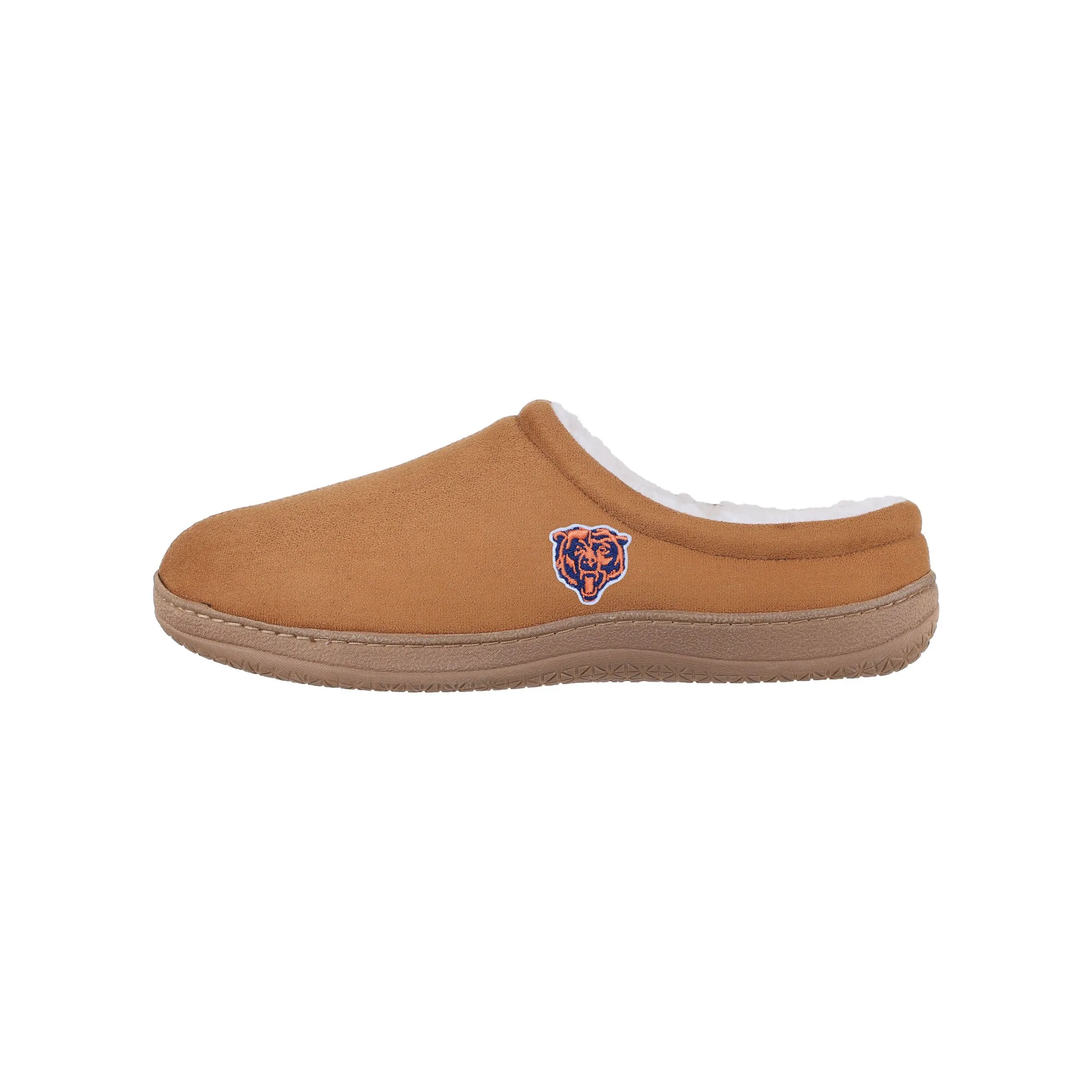Chicago Bears NFL Mens Low Top Suede Slippers
