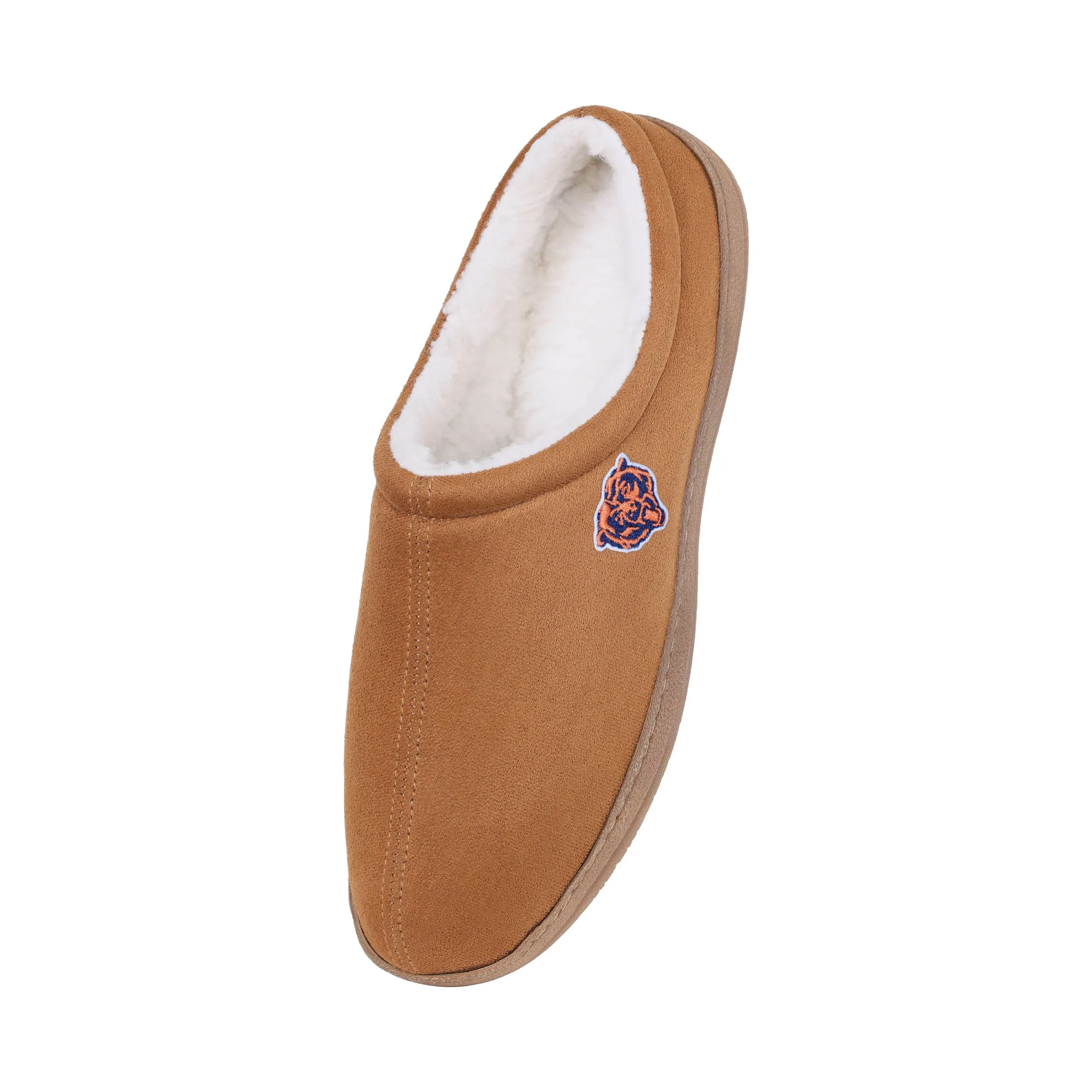 Chicago Bears NFL Mens Low Top Suede Slippers