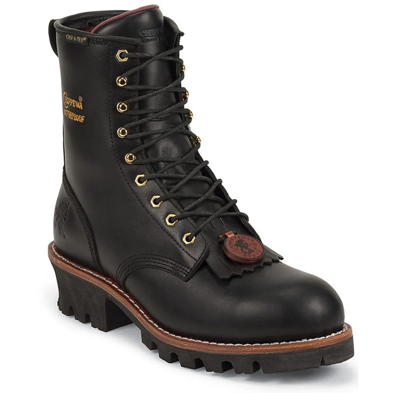 Chippewa 8" Insulated Waterproof Steel Toe Logger
