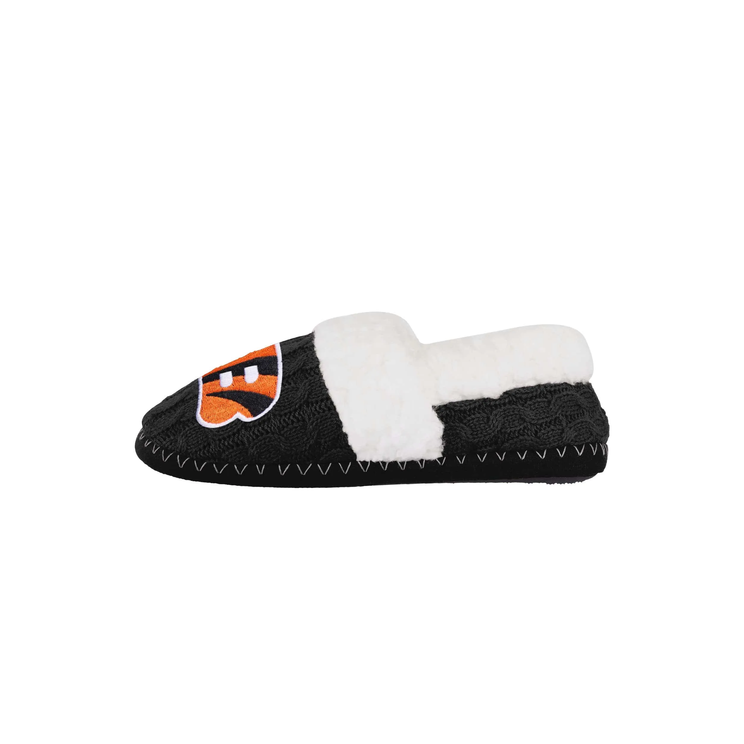 Cincinnati Bengals NFL Womens Team Color Fur Moccasin Slippers