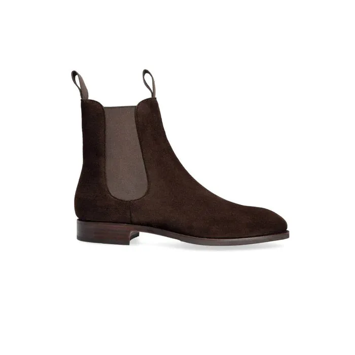 Cocoa Brown Chelsea Men's Leather Boots