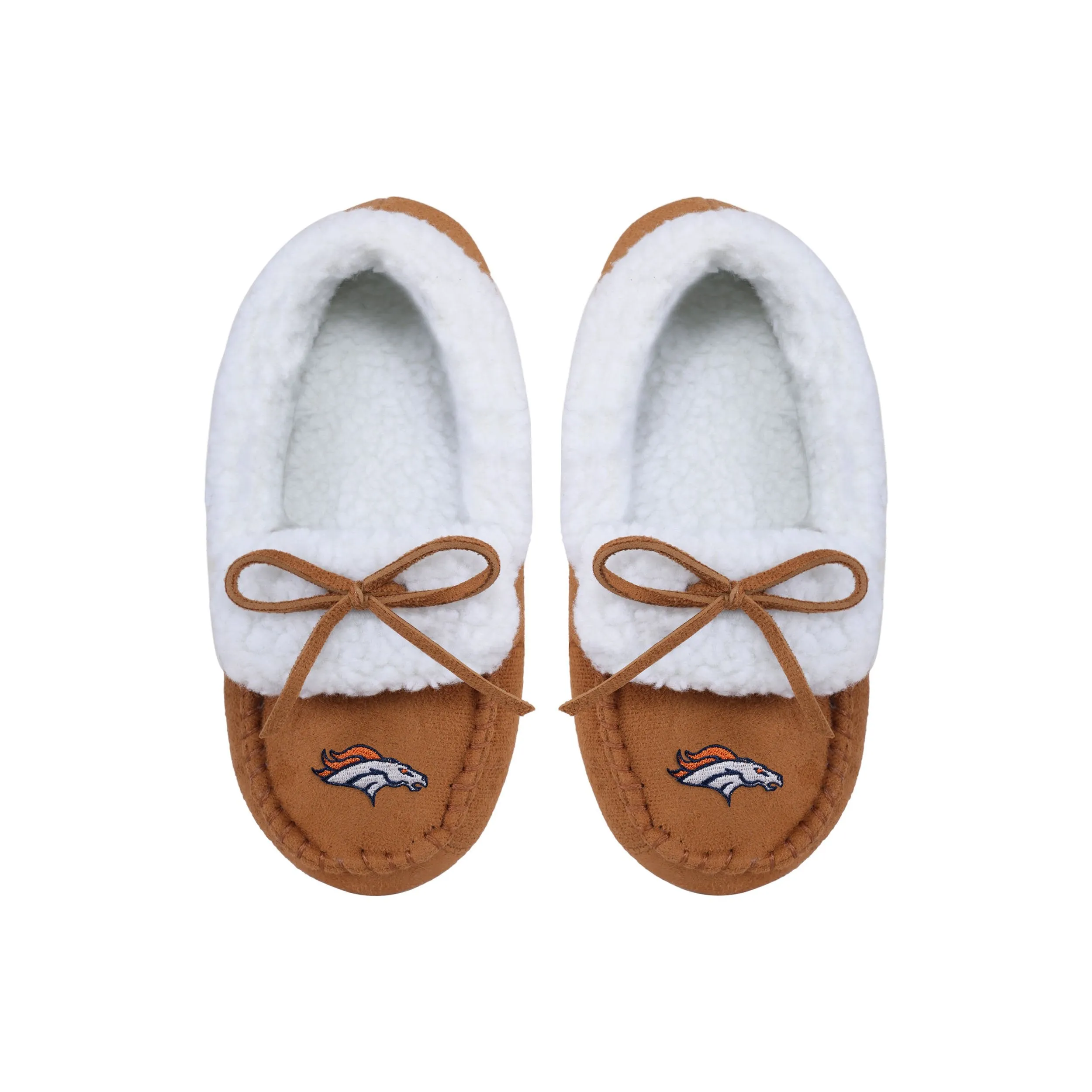Denver Broncos NFL Youth Moccasin Slippers