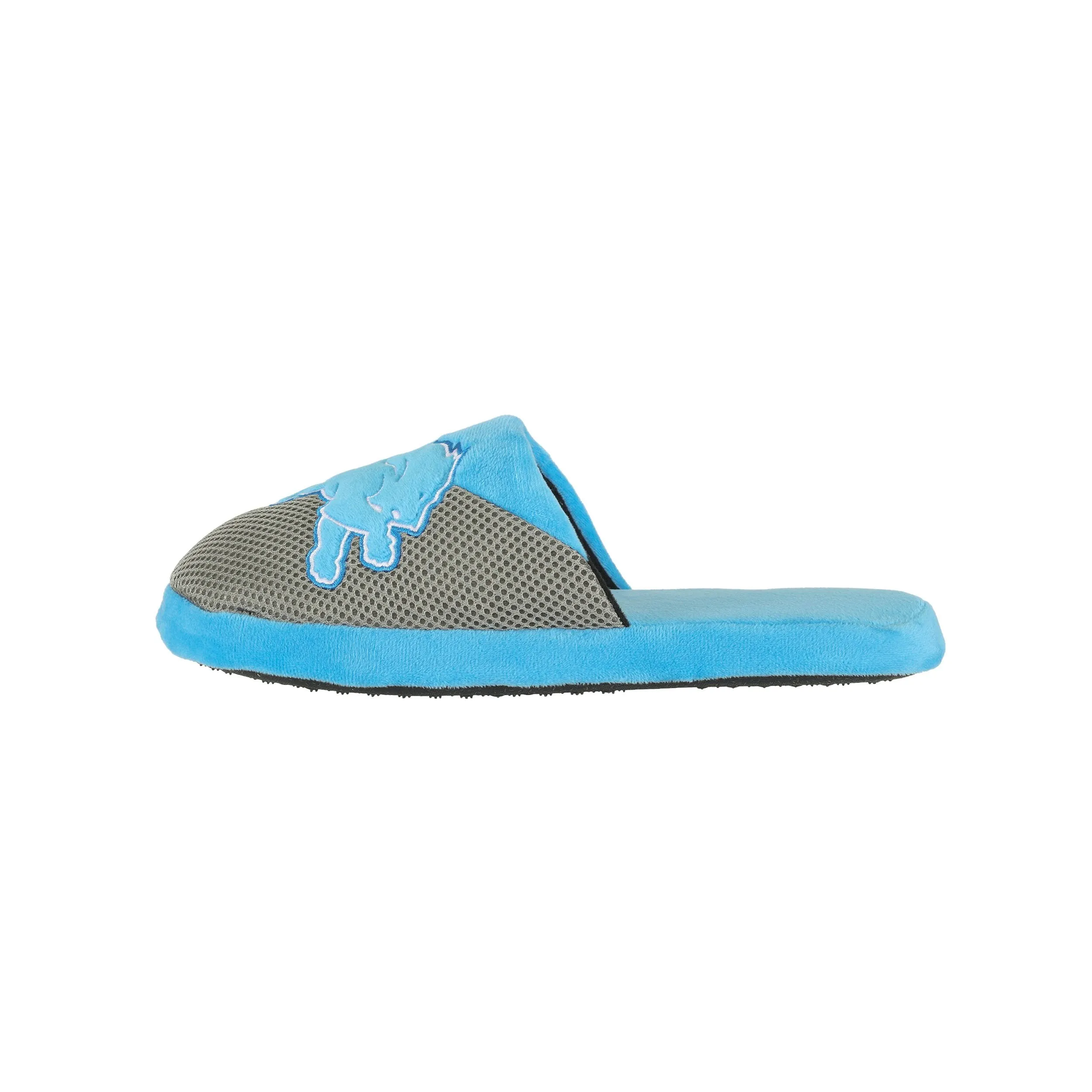 Detroit Lions NFL Mens Logo Staycation Slippers