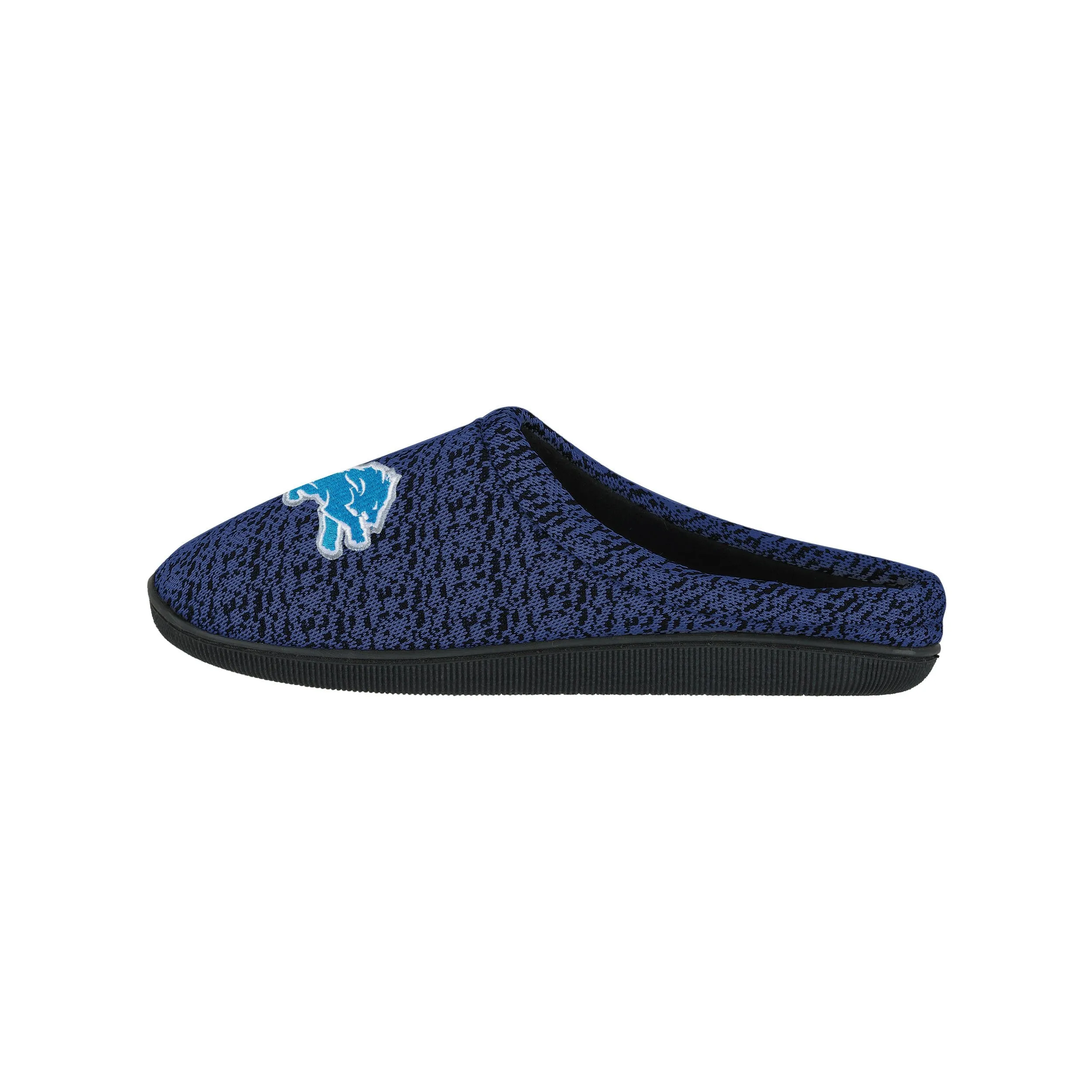 Detroit Lions NFL Mens Poly Knit Cup Sole Slippers