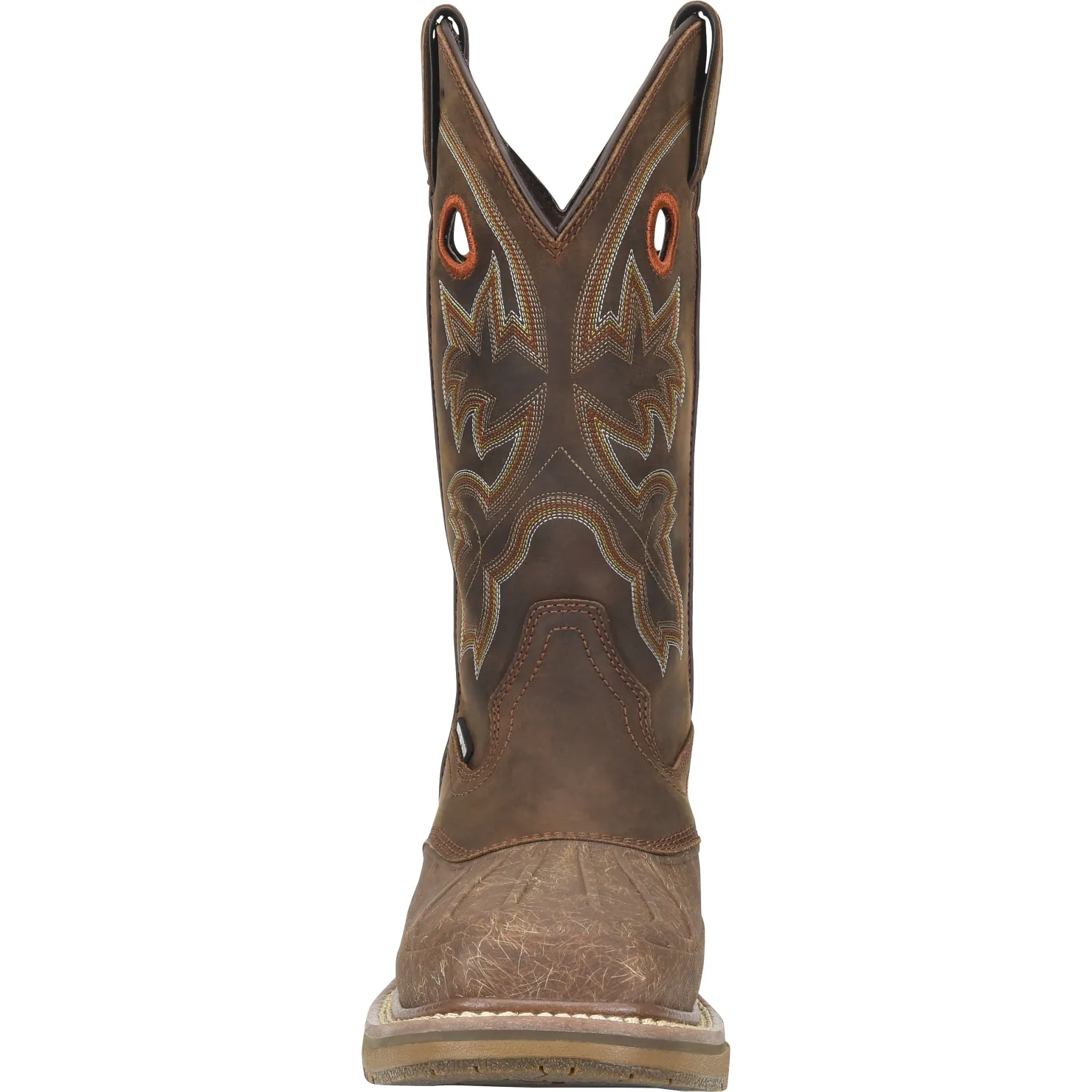 Double H Men's Carlos 13" Composite Toe Waterproof Western Work Boot- Brown- DH5149