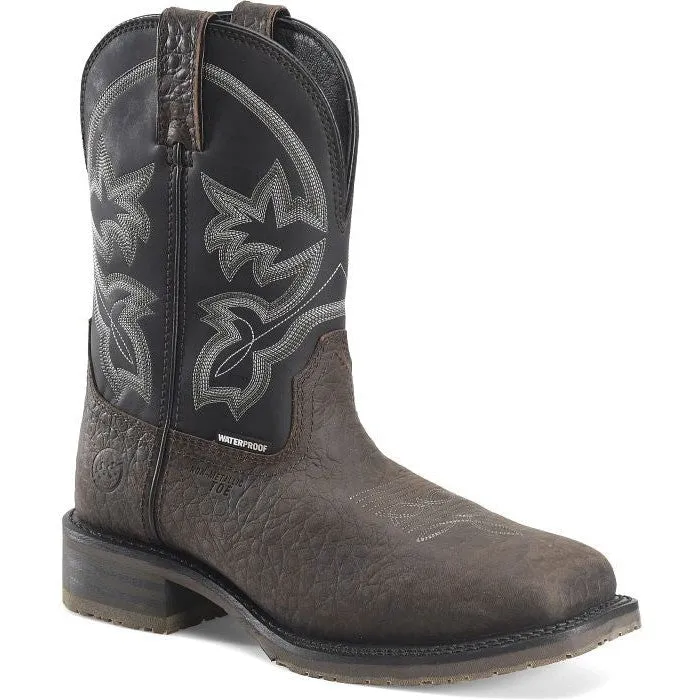 Double H Men's Stockma 10" Toe Composite Toe Western Work Boot -Brown- DH4151