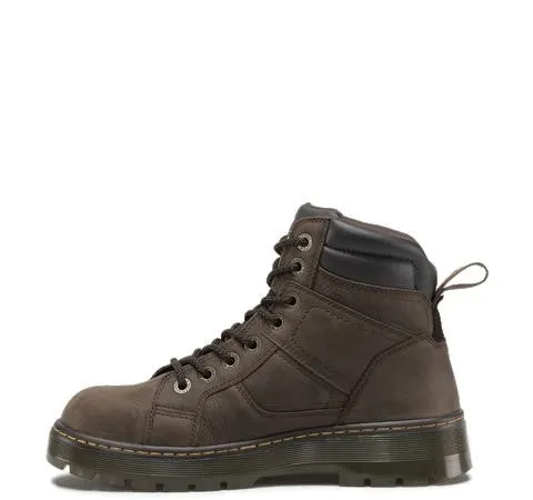 'Dr. Martens' Men's 6" Duct Steel Toe Boot - Brown