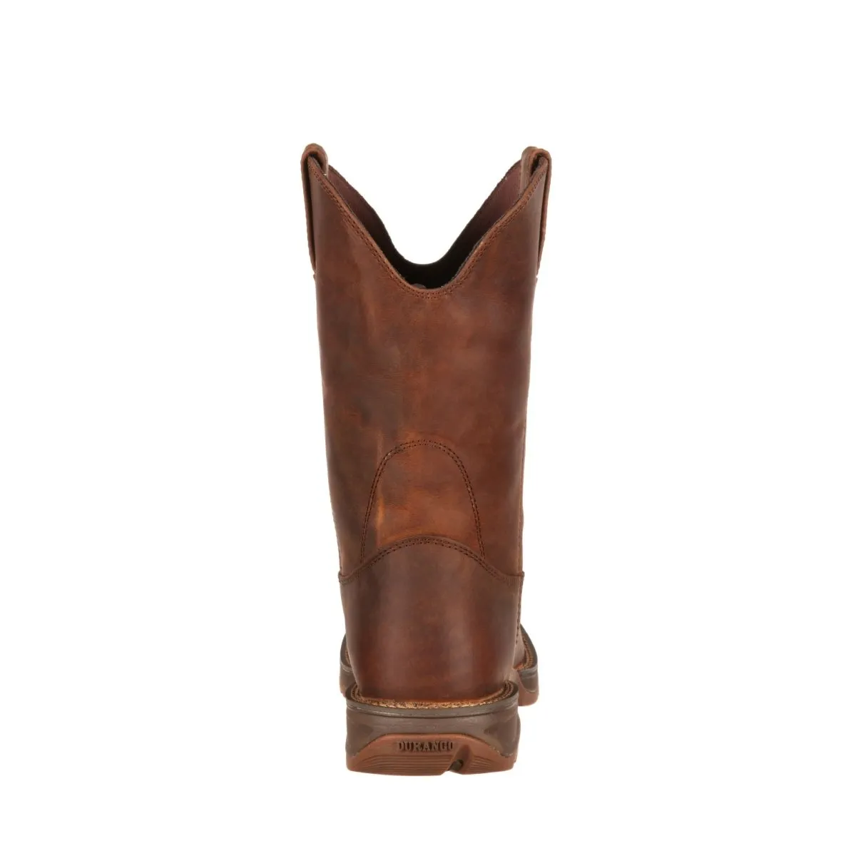Durango Rebel Men's Western 12" Pull-on Work Boots Db5444 In Trail Brown