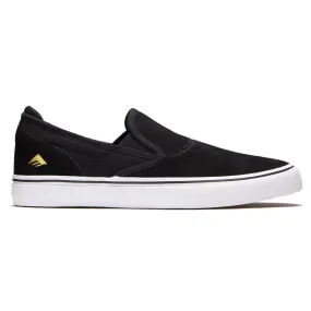 Emerica Wino G6 Slip On Shoes - Black/White/Gold