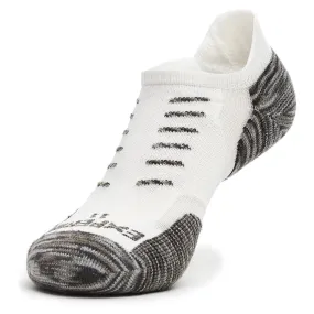 Experia Techfit Light Cushion No Show Tennis Socks White