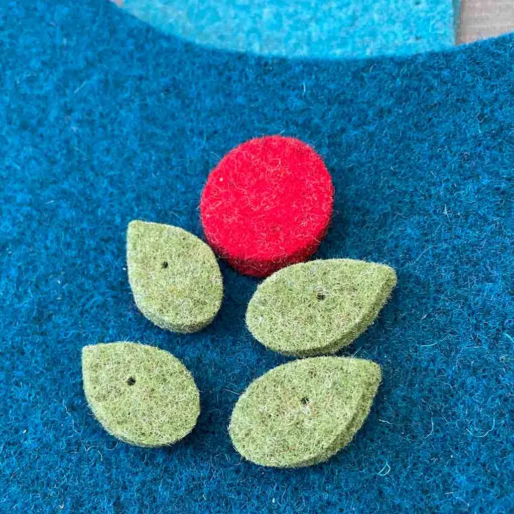 Flora Felt Slippers