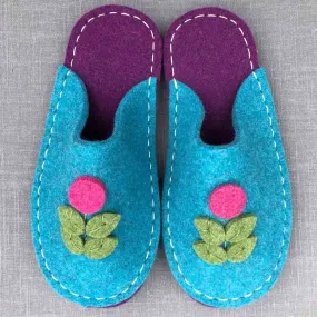 Flora Felt Slippers