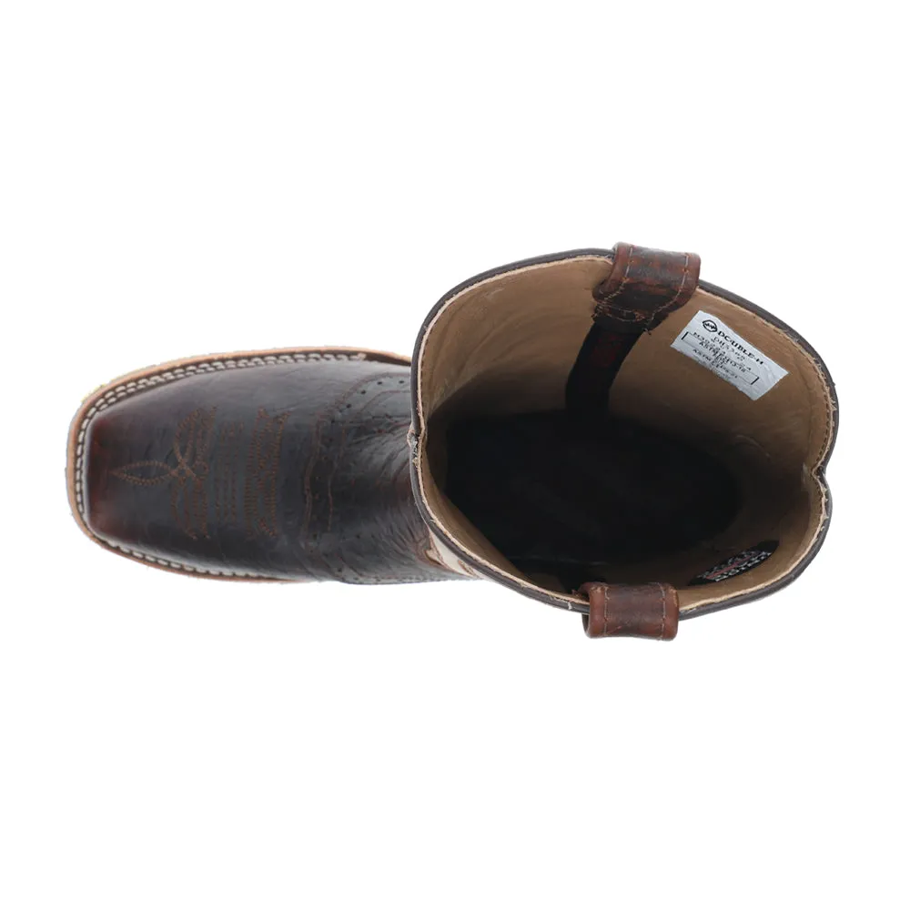 Graham 11 Inch Bison Embroidered Electrical Steel Toe Work Boots