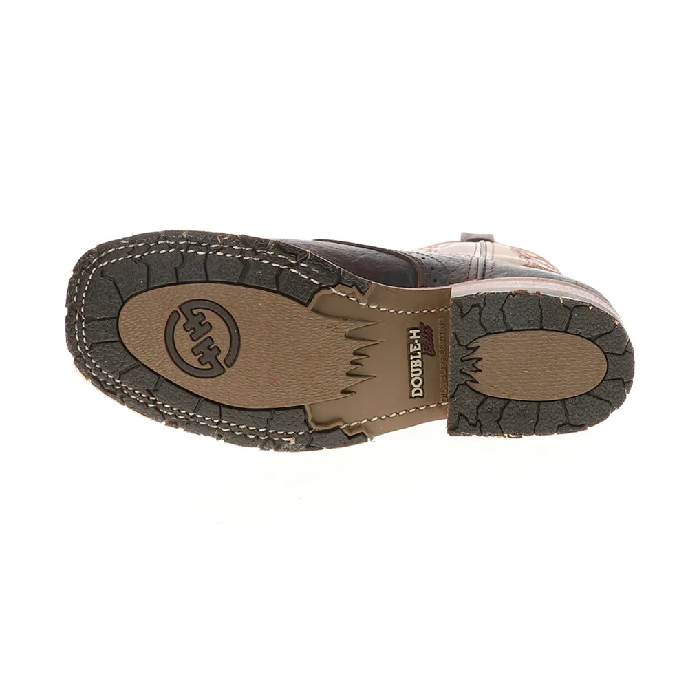 Graham 11 Inch Bison Embroidered Electrical Steel Toe Work Boots