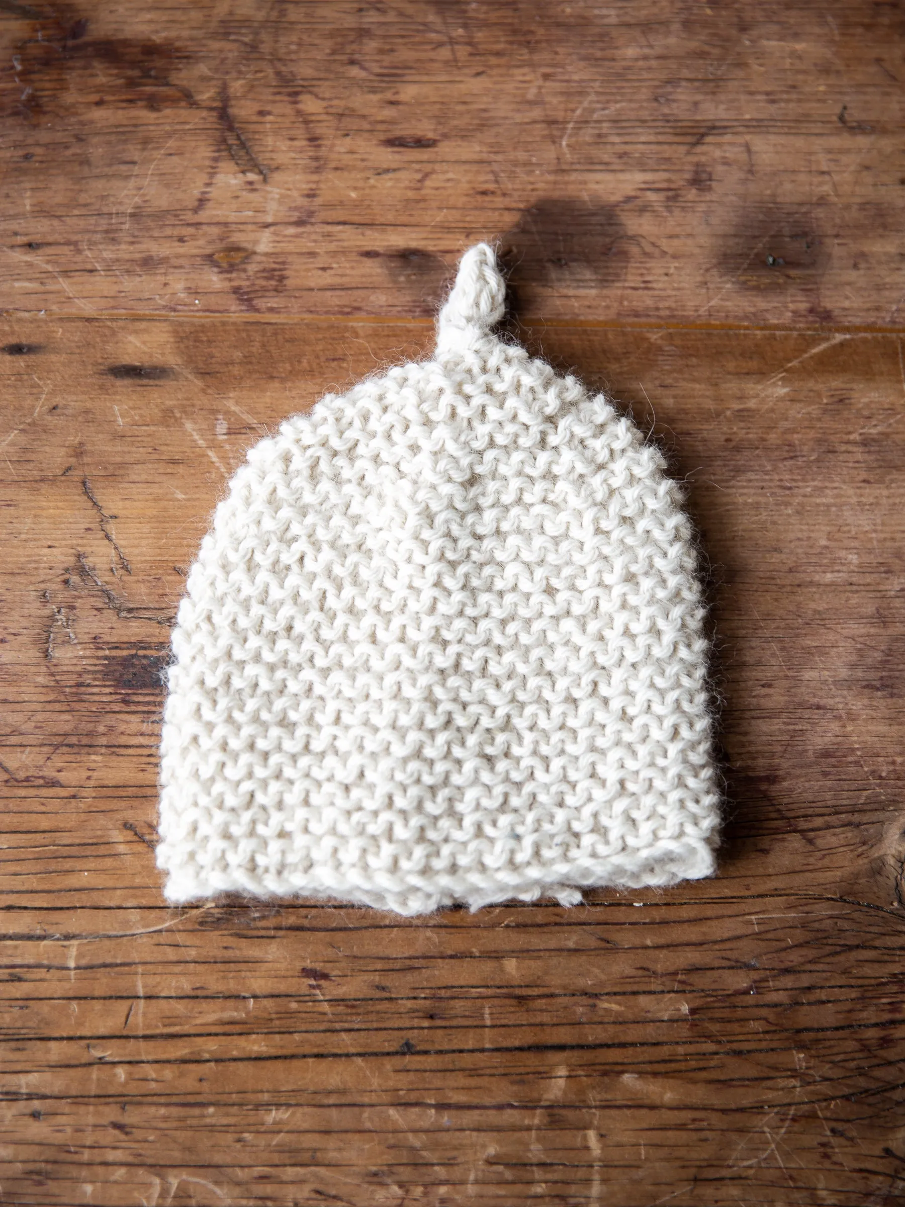Hand Knitted Aplaca Baby Beanies