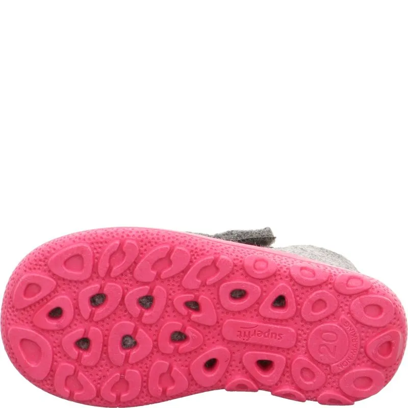 Happy Kitten Wool Felt Slipper