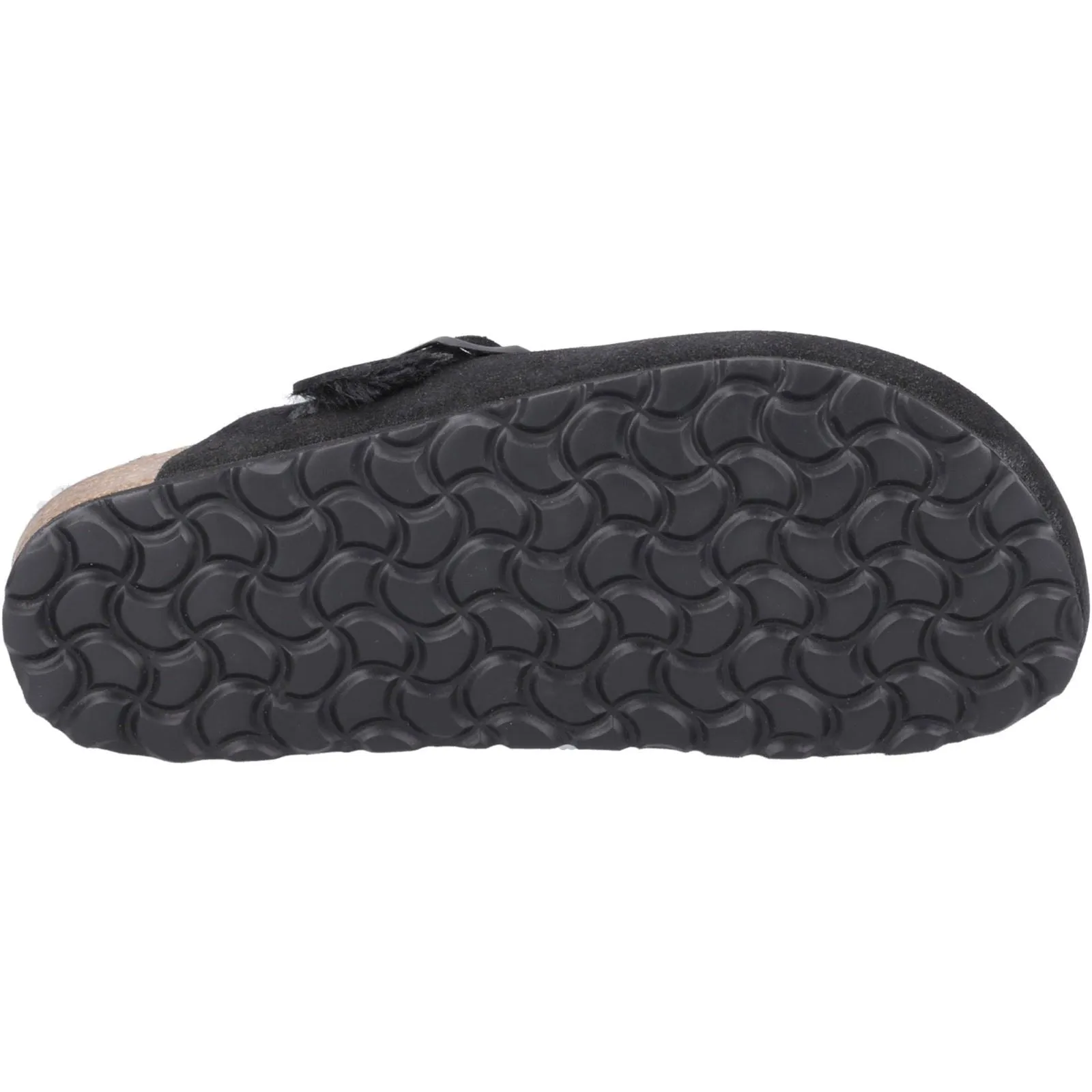 Hush Puppies Jade Leather Women's Black Slippers