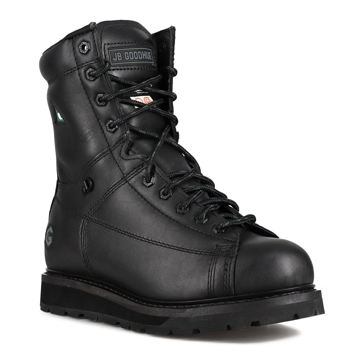 JB Goodhue Men's Work Boots 8" Ironworker Plus Insulated Steel Toe
