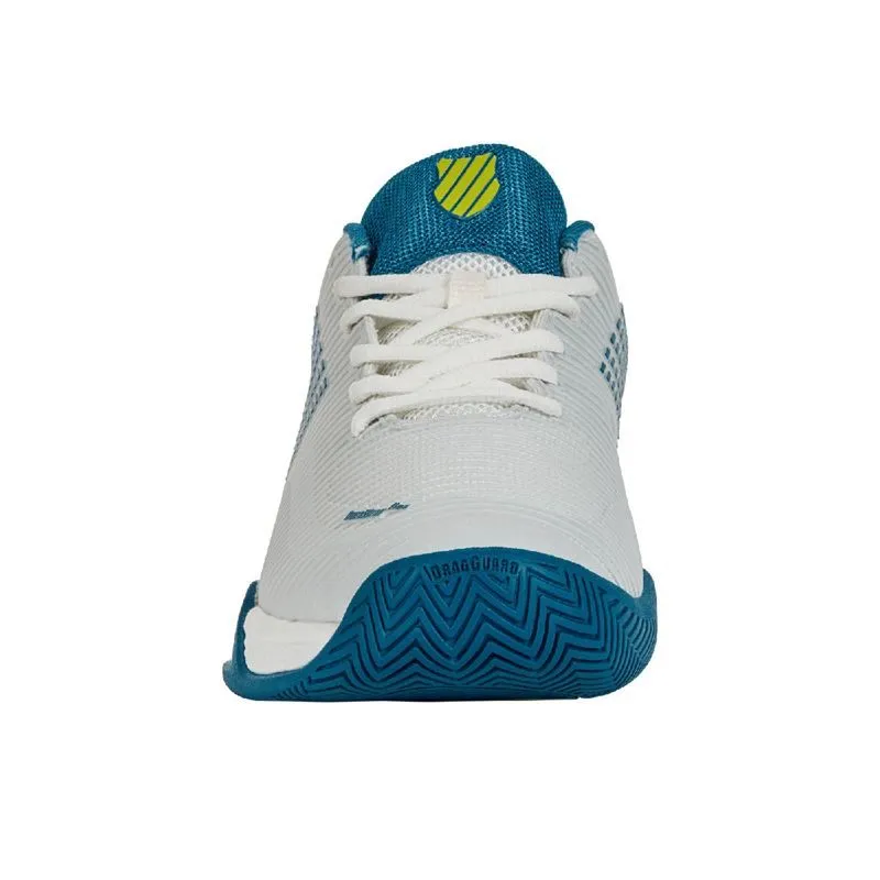 K- Swiss Men's Hypercourt Express 2 Tennis Shoes White and Celestial