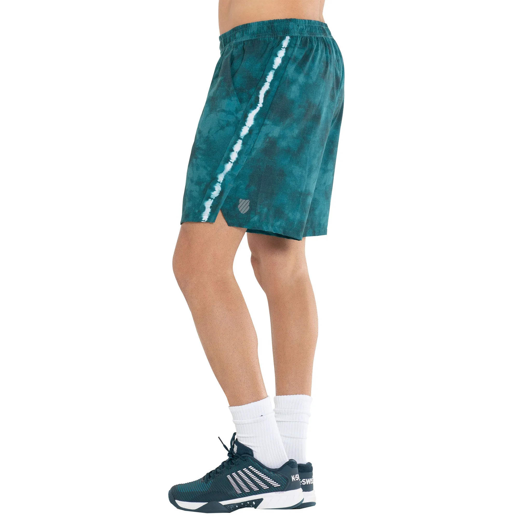 K-Swiss Tide Dye 7in Mens Tennis Shorts