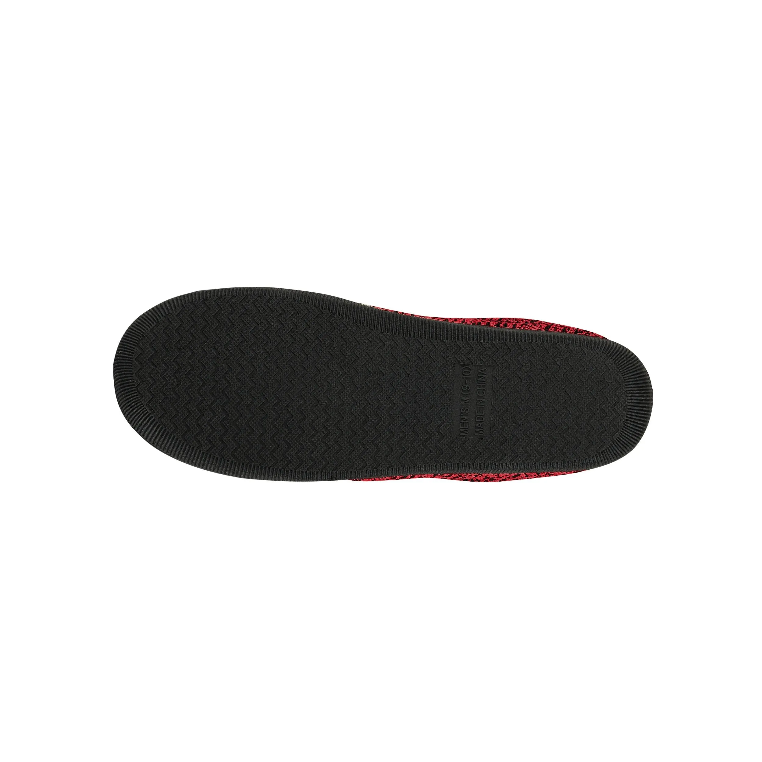 Kansas City Chiefs NFL Mens Poly Knit Cup Sole Slippers