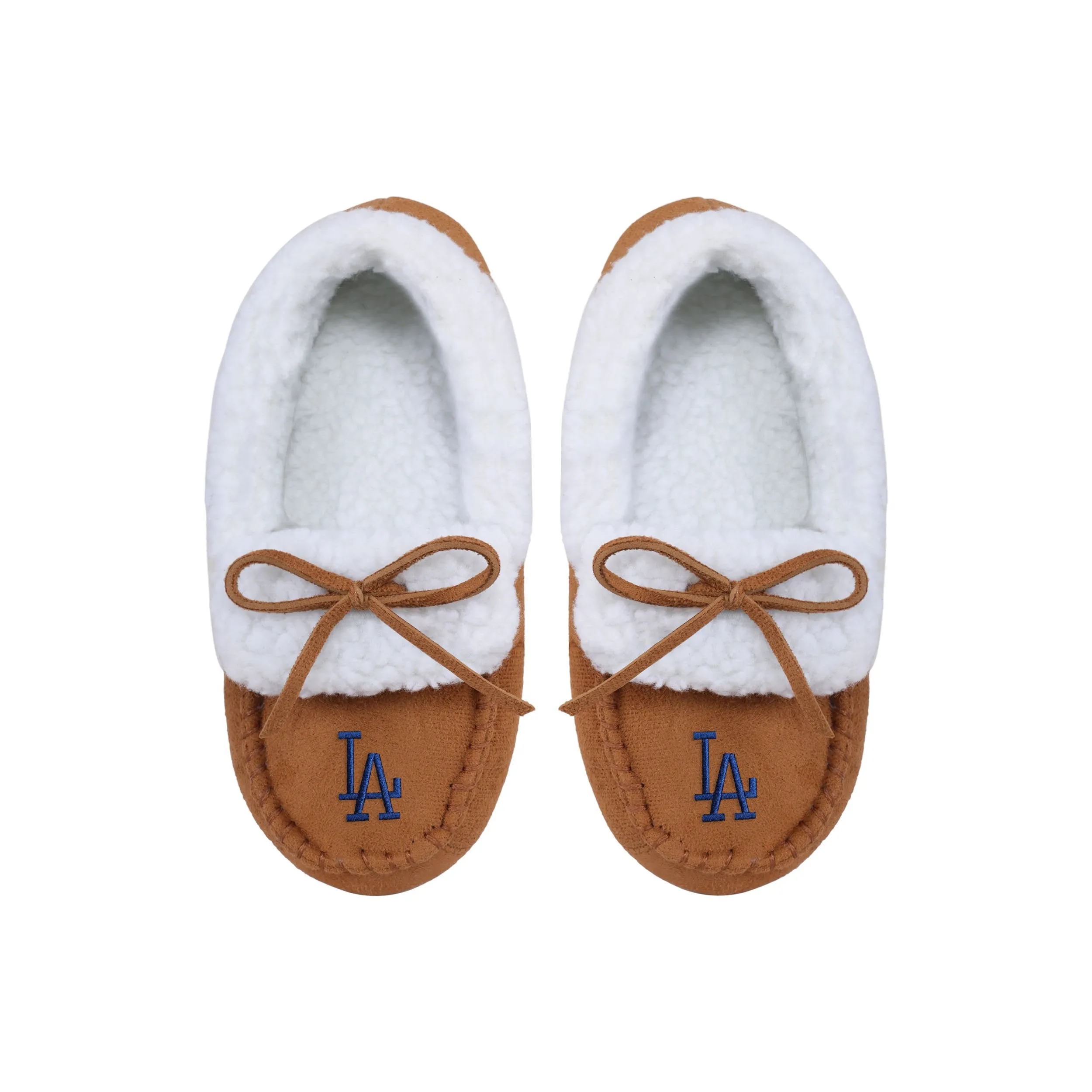 Los Angeles Dodgers MLB Youth Moccasin Slippers