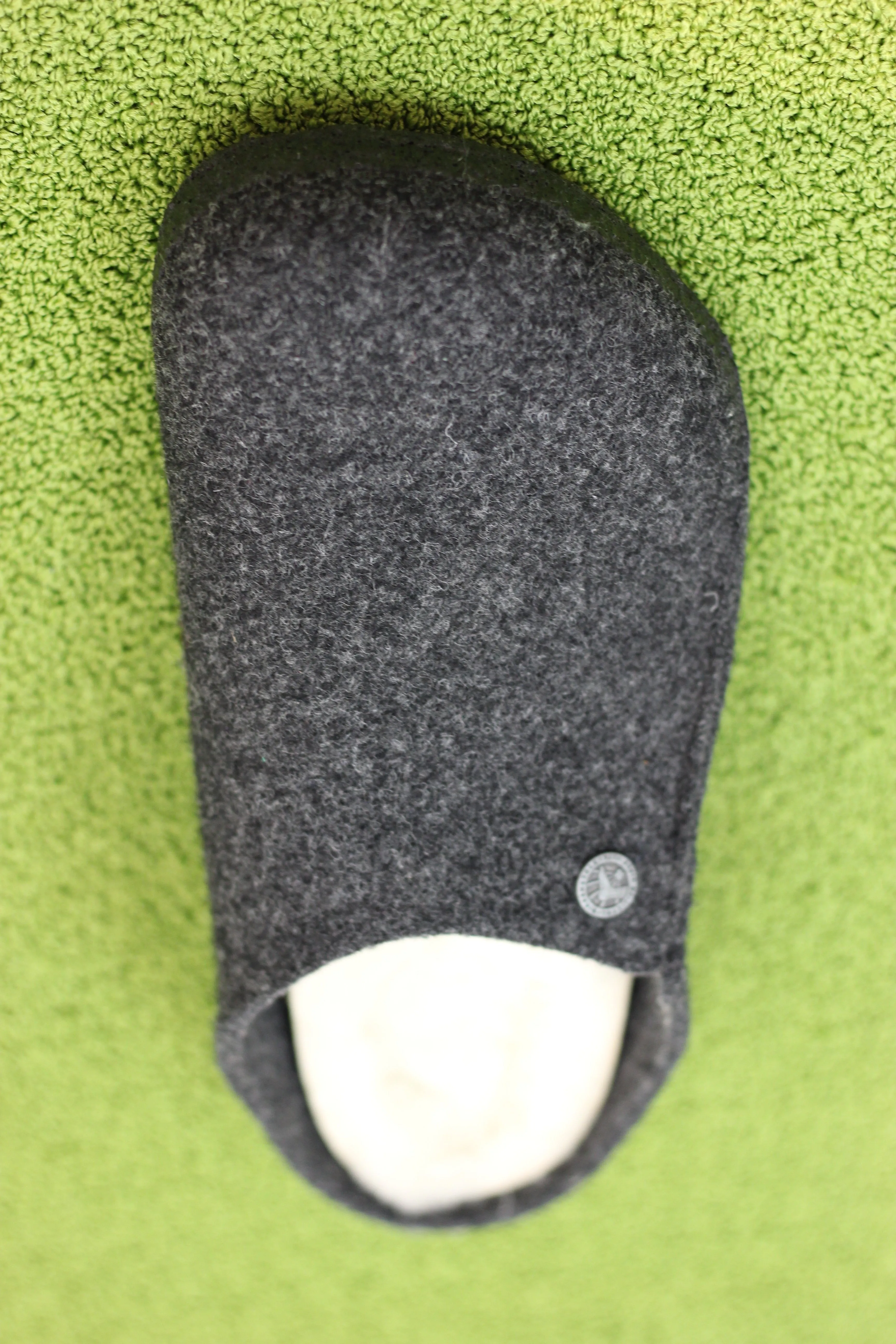 Mens Zermatt Slipper - Anthracite Wool/Shearling