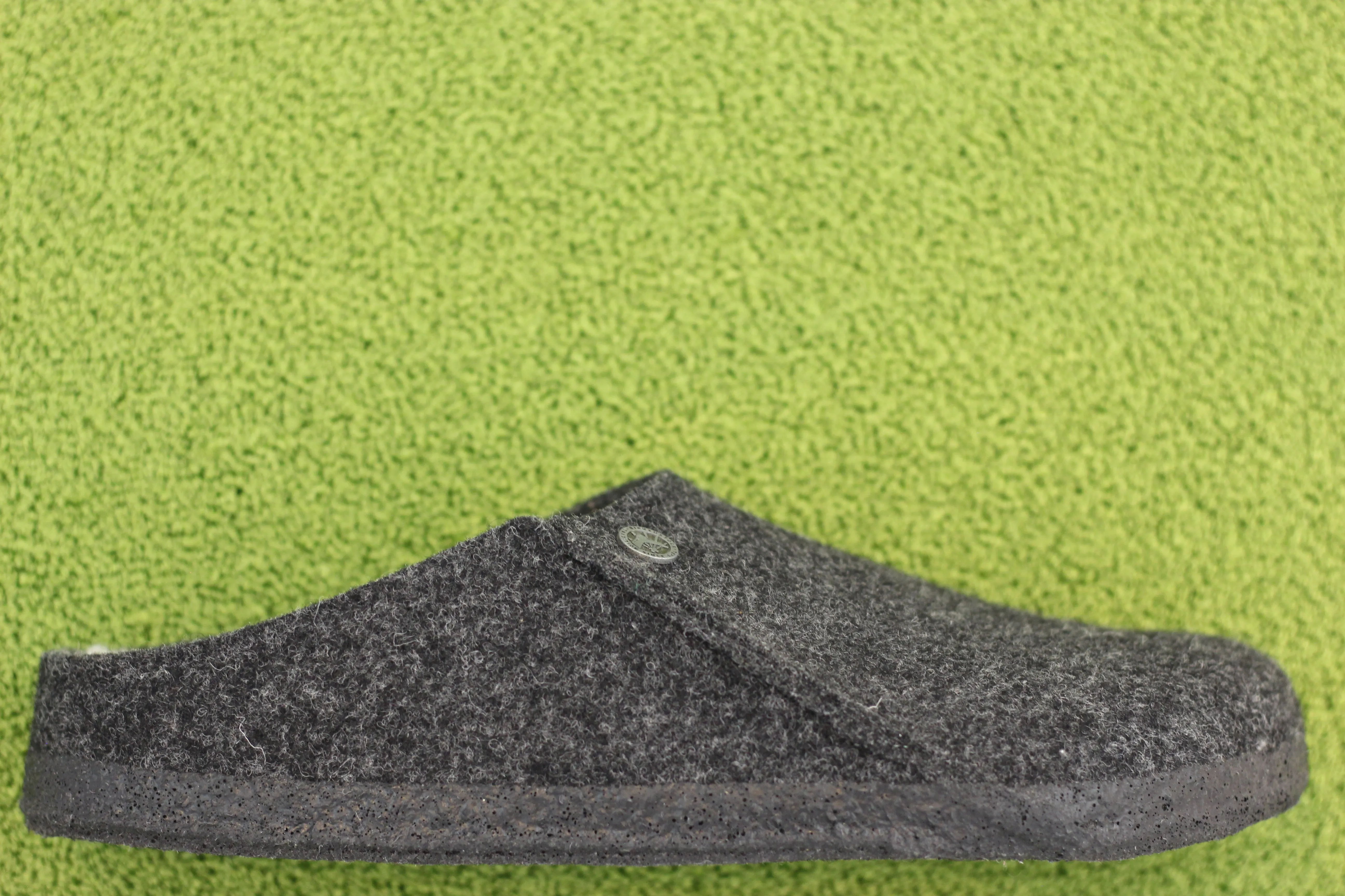 Mens Zermatt Slipper - Anthracite Wool/Shearling