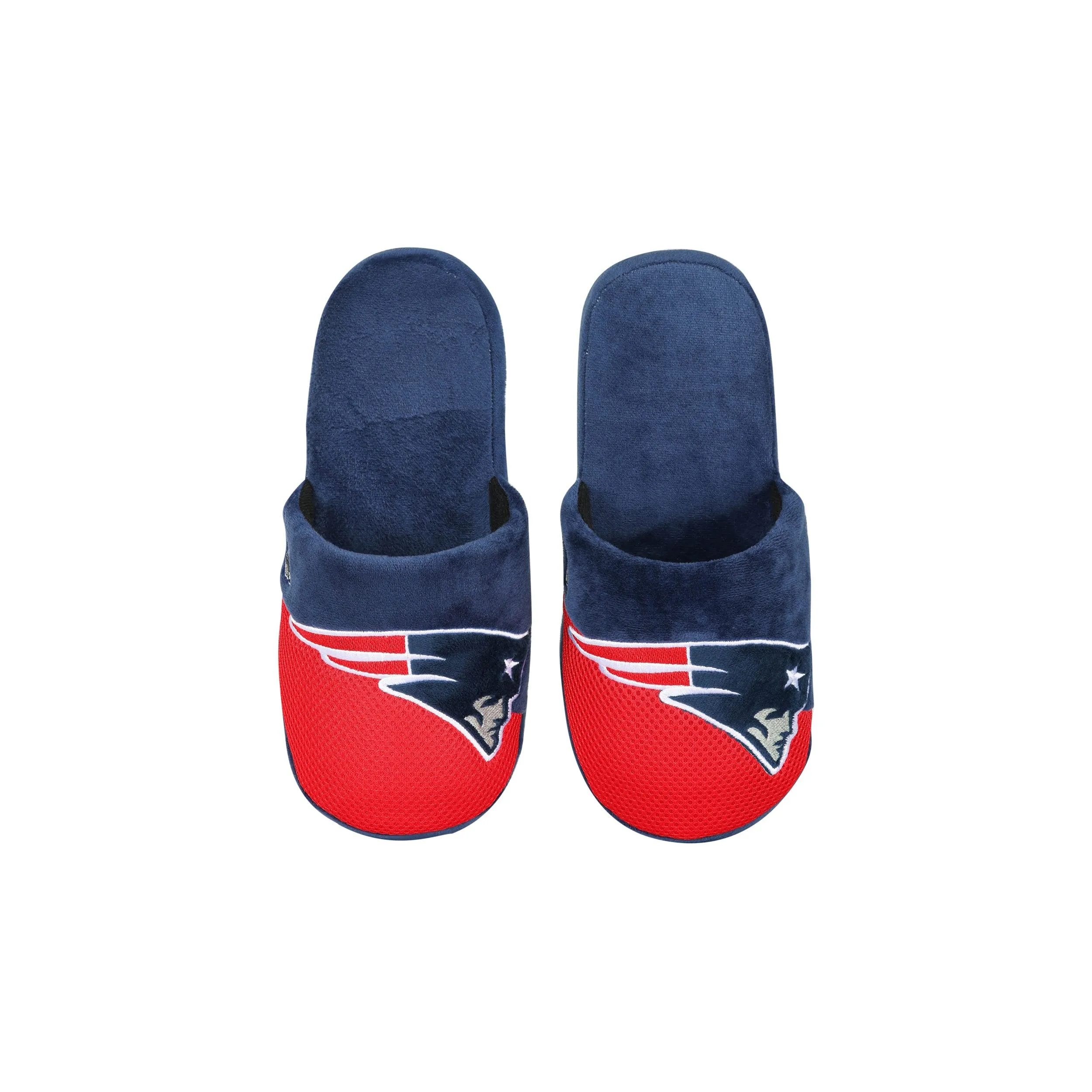 New England Patriots NFL Youth Logo Staycation Slippers