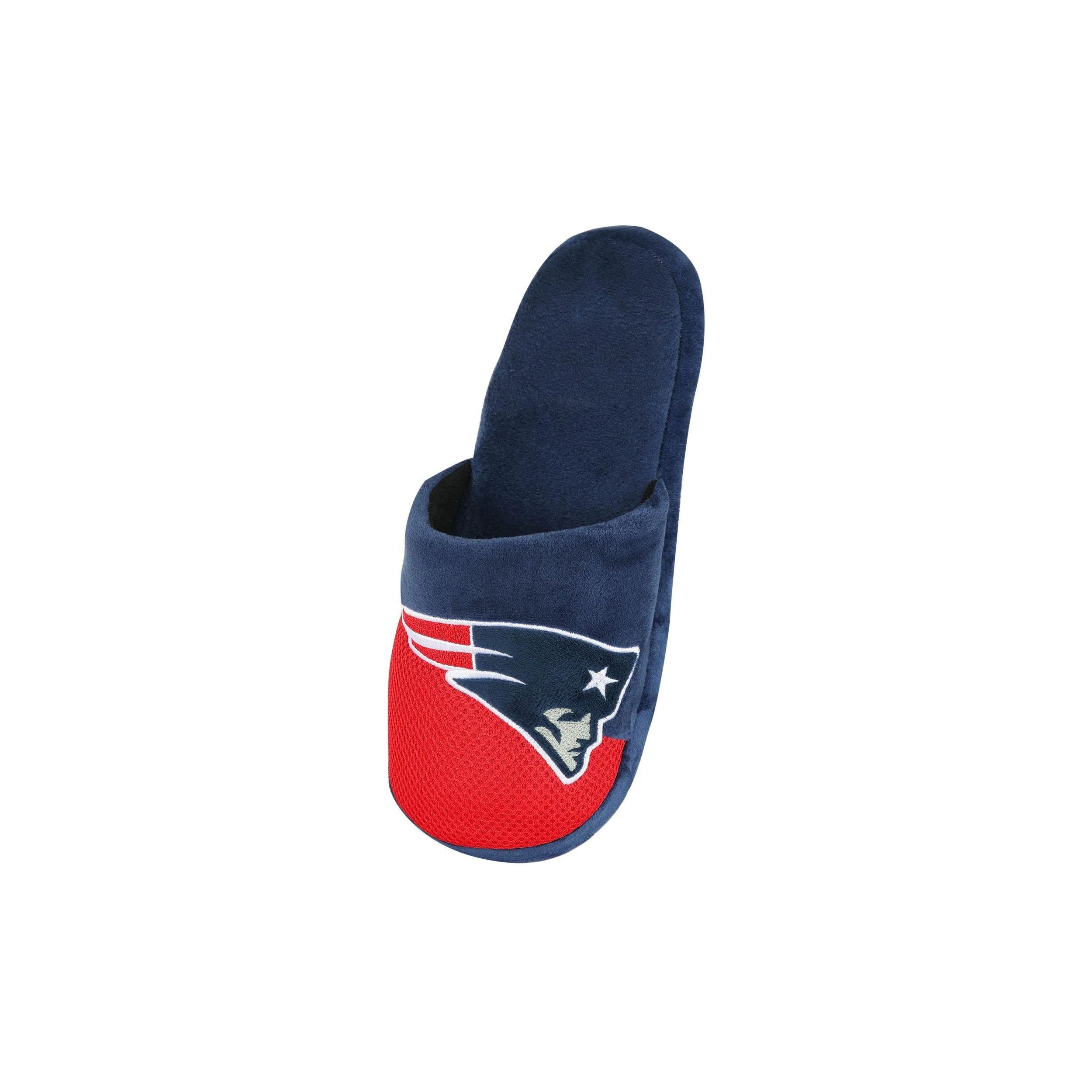 New England Patriots NFL Youth Logo Staycation Slippers