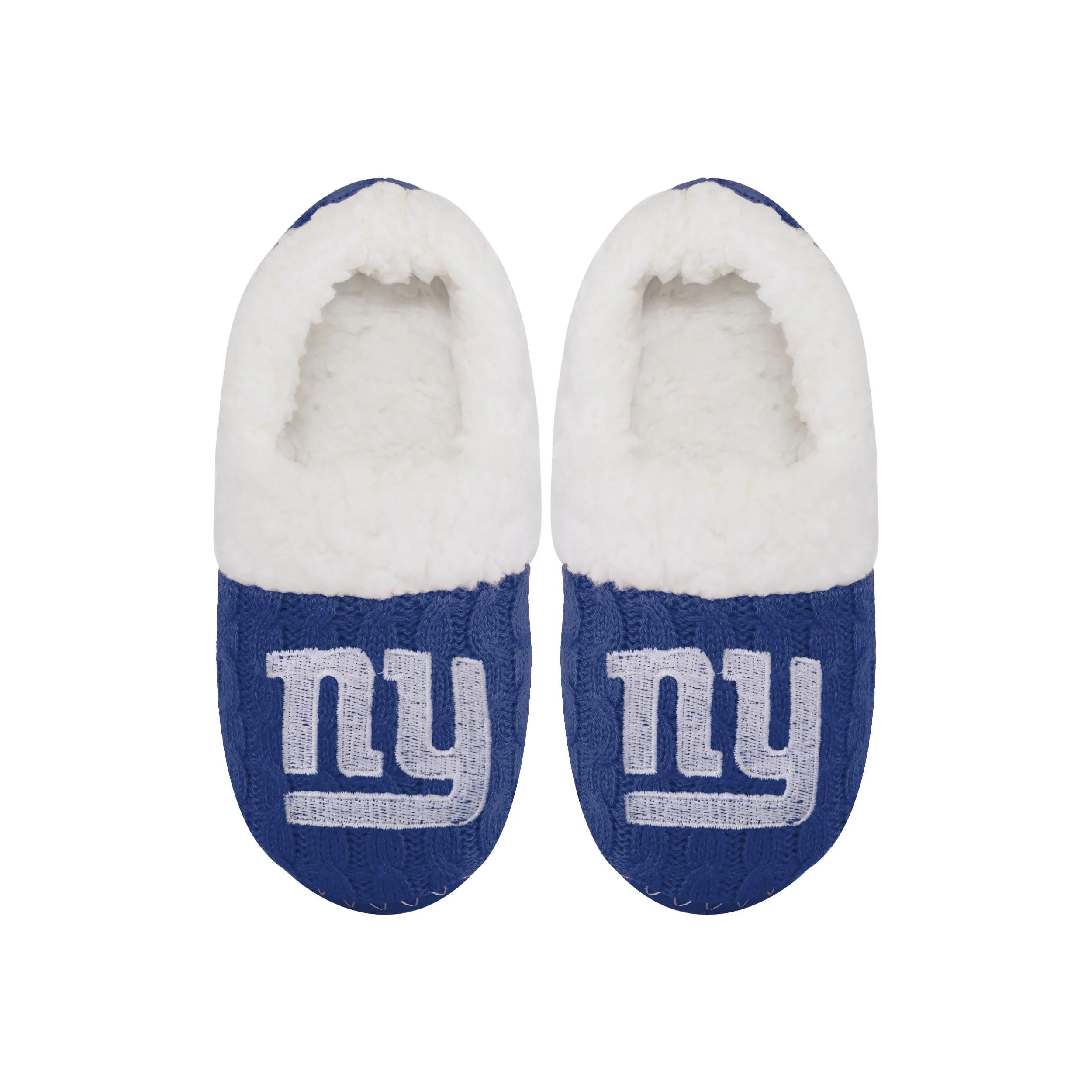 NFL Womens Team Color Fur Moccasin Slippers - Pick Your Team!