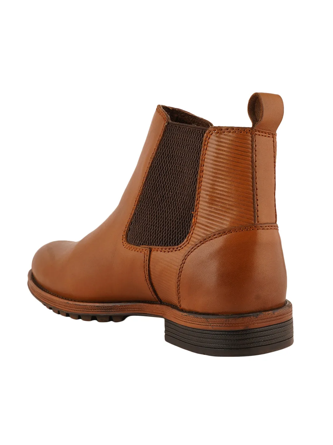 Pelle Albero Tan Chelsea Casual Boot