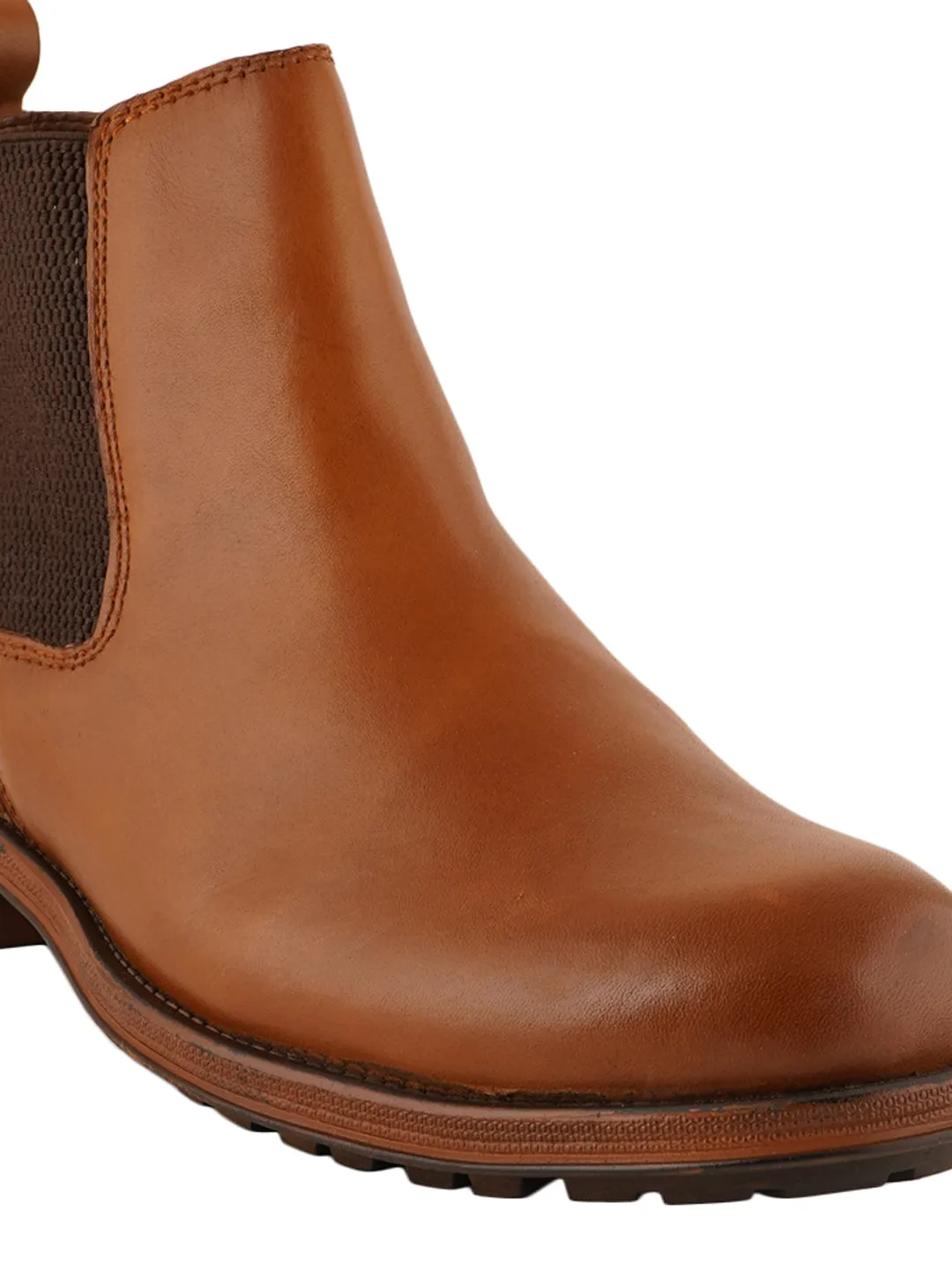 Pelle Albero Tan Chelsea Casual Boot