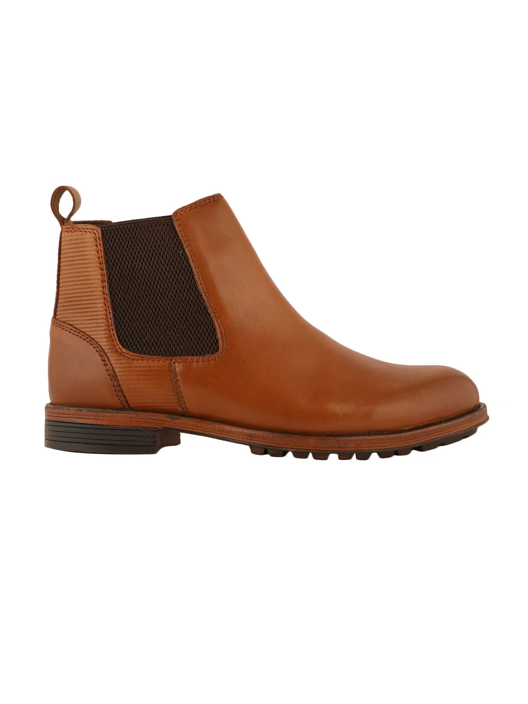 Pelle Albero Tan Chelsea Casual Boot