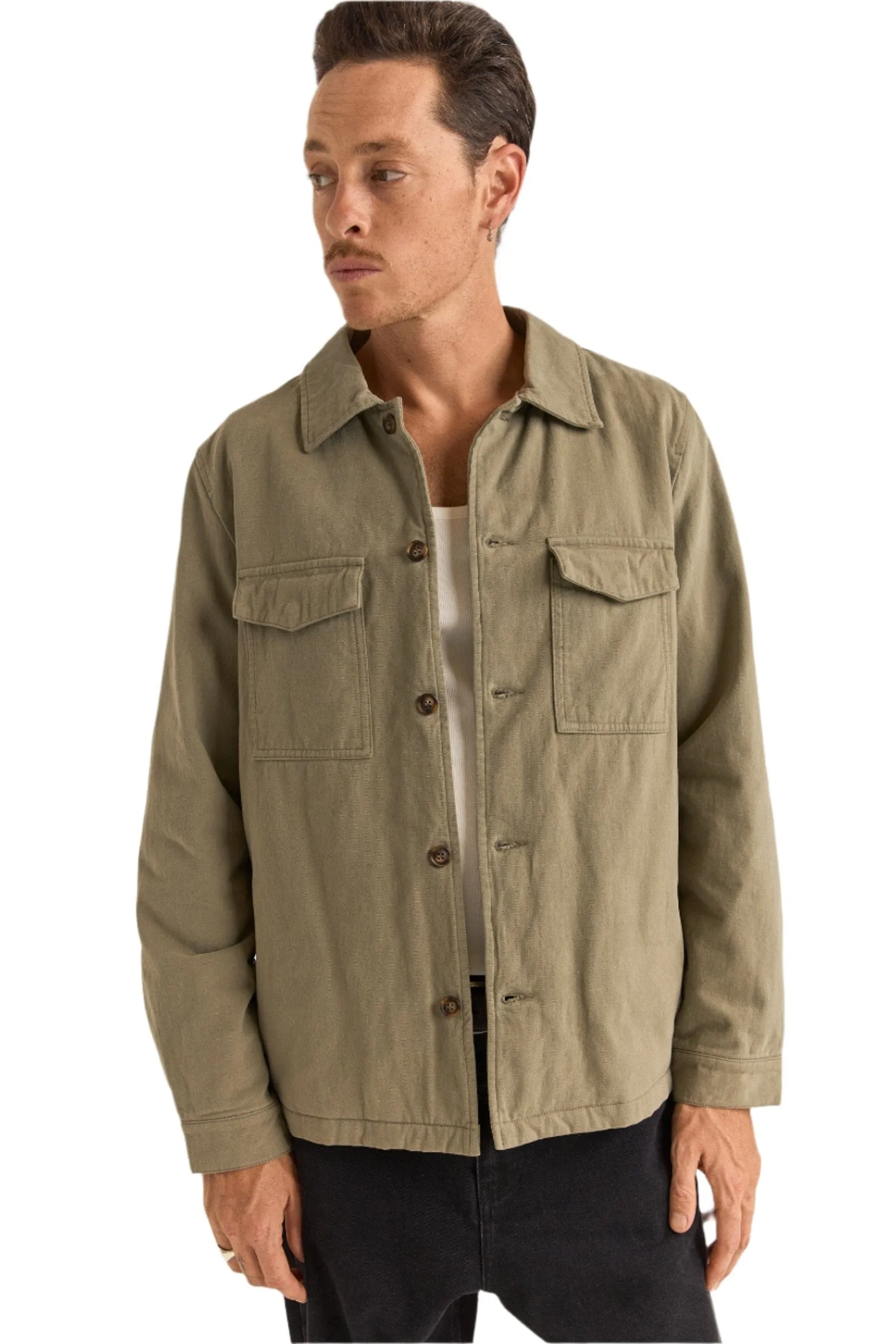 RHYTHM Insulated Overshirt Fatigue