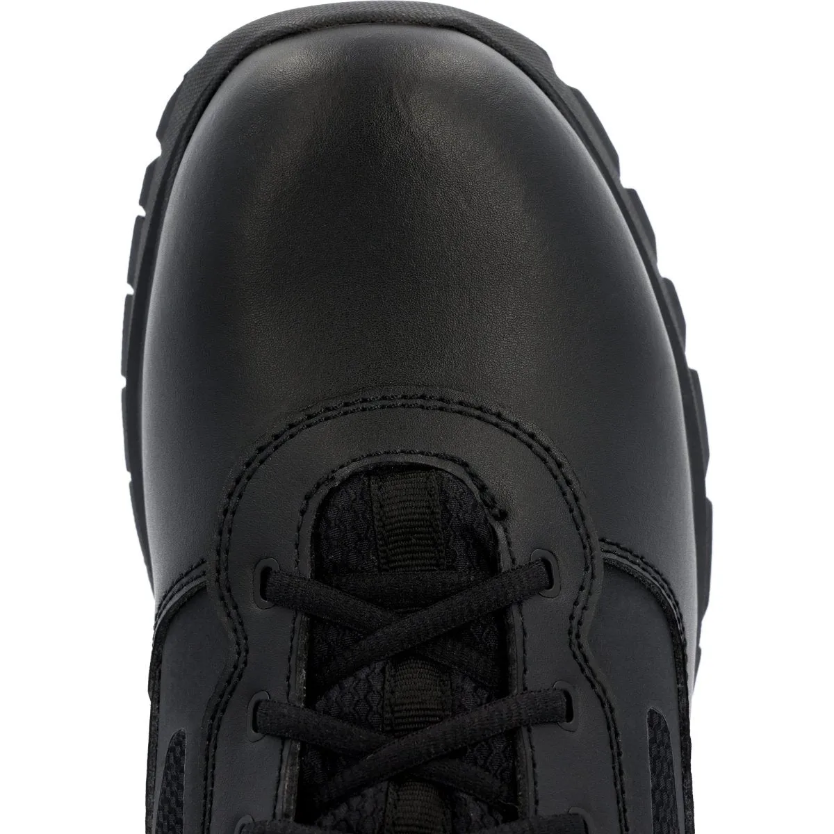 Rocky Cadet 8" Men's Side Zip Public Service Boots Rkd0102 In Black