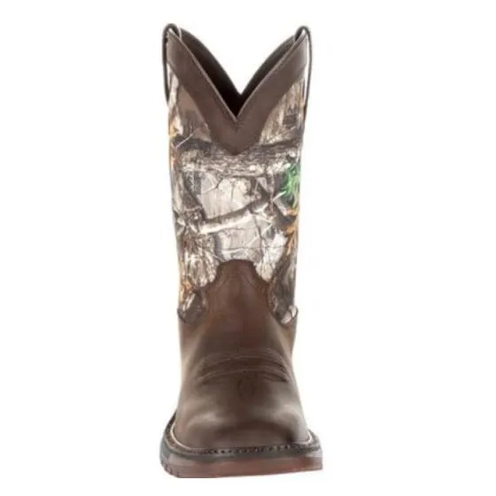 Rocky Men’s Cowboy Boots Original Ride FLX Camo Waterproof