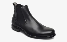 Sneaky Steve Men's Closer Leather Chelsea Boots Black